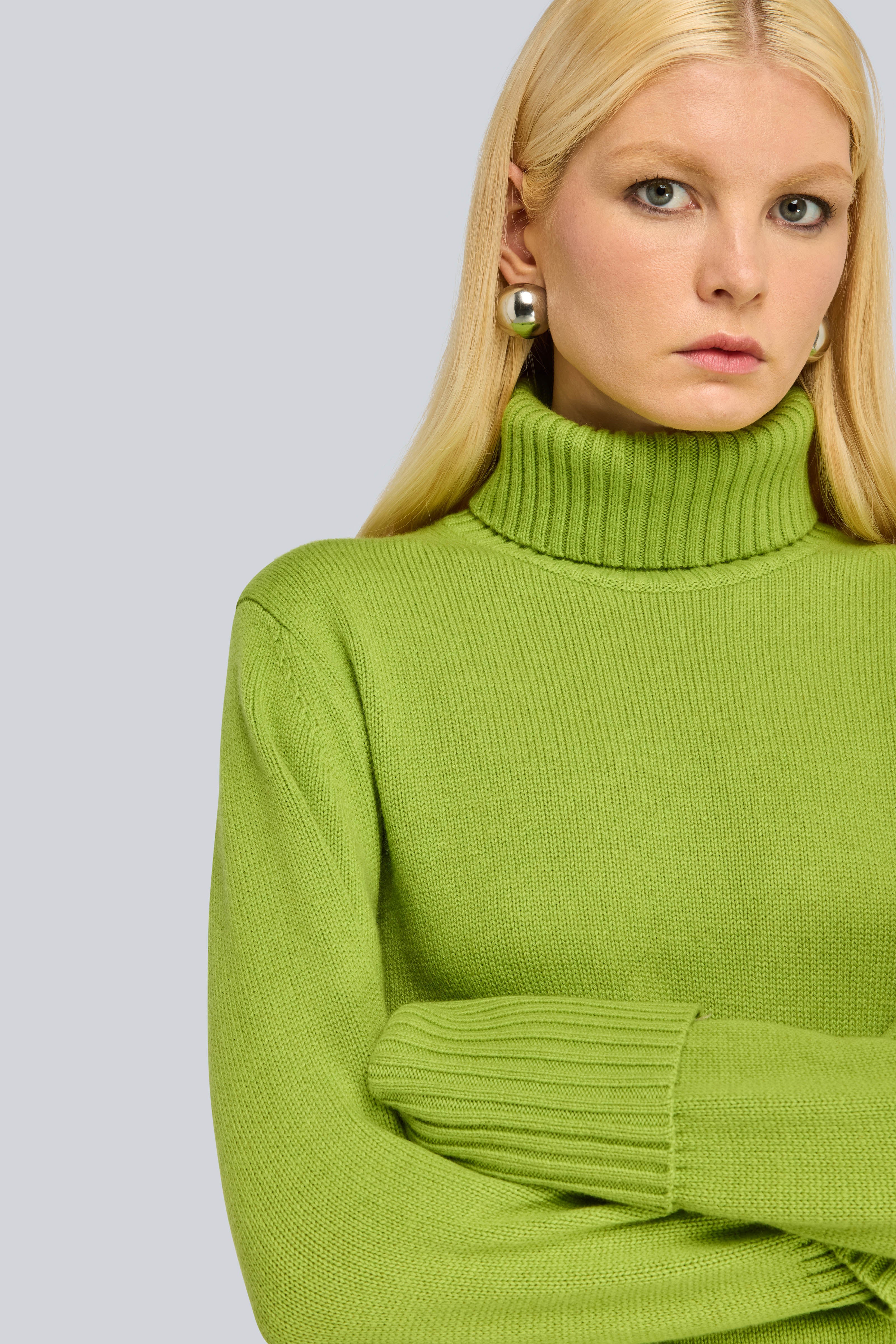 Semicouture Ralphina dolcevita avocado misto cashmere