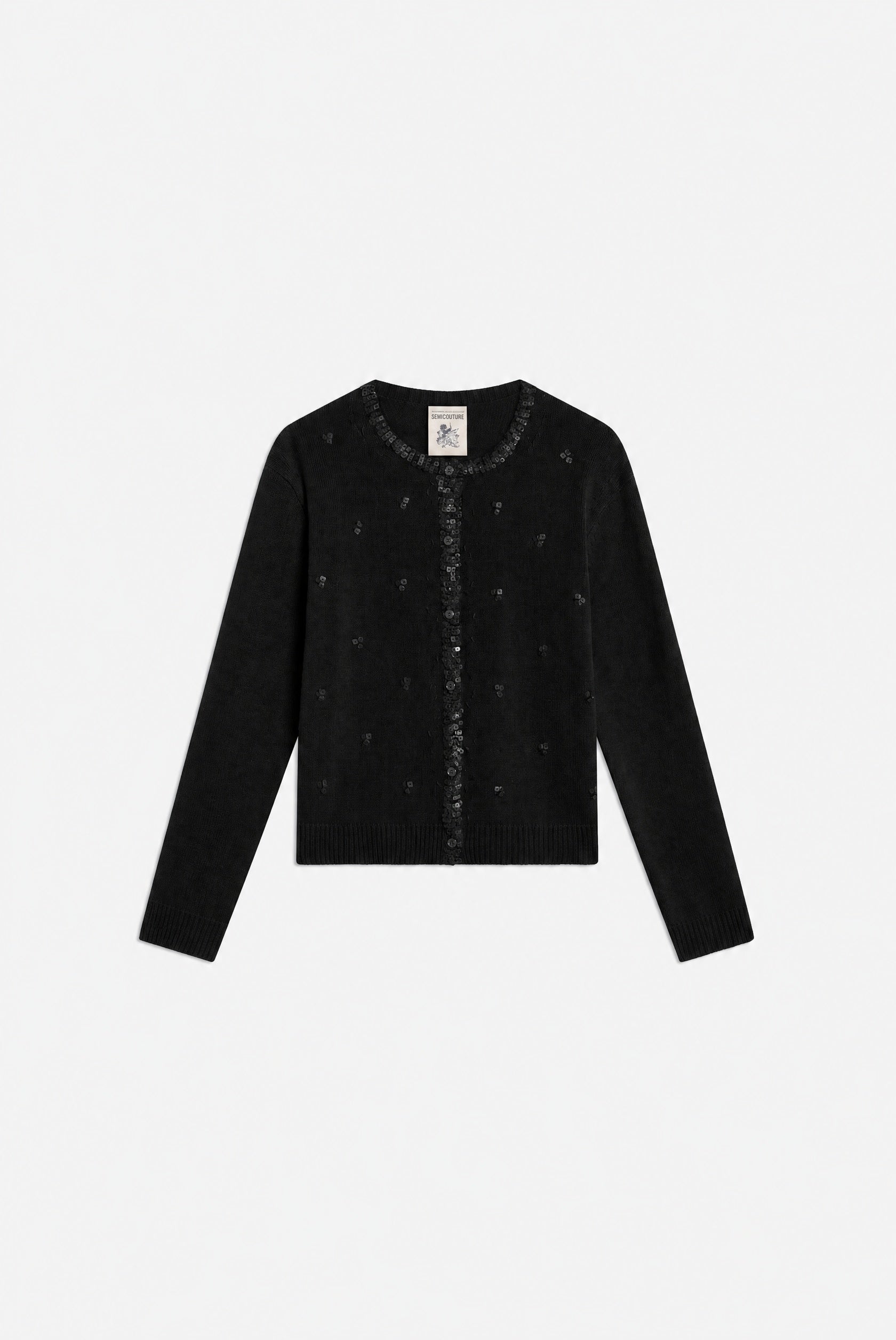 Semicouture Gipsy cardigan misto cashmere ricamo