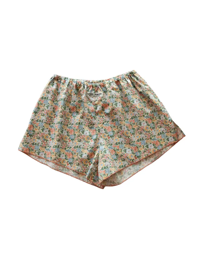 GiglioTigrato Samoa shorts cotone rosa bloomy