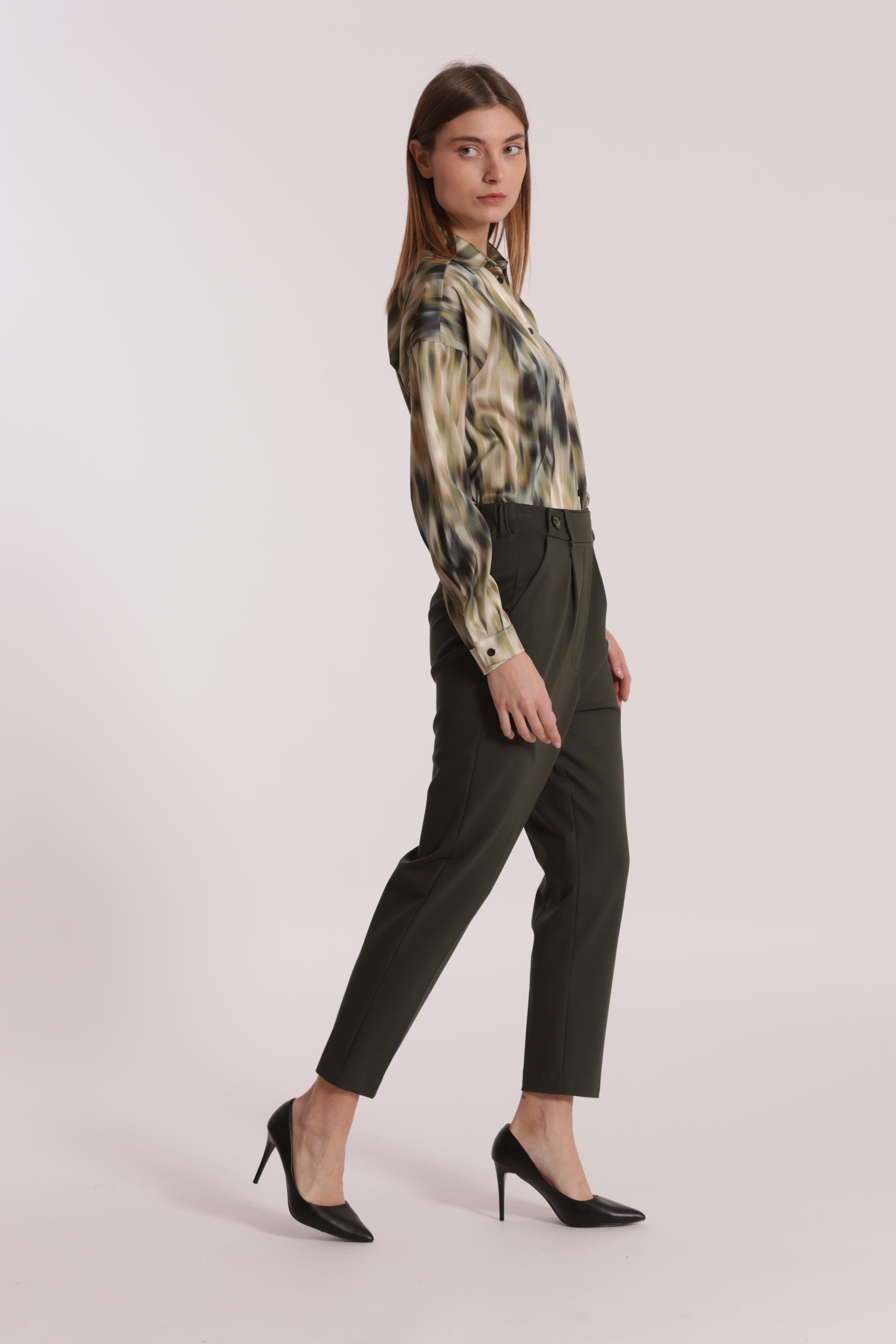 Mimi Mua Pantalone Palloncino pantaloni punto Milano nero