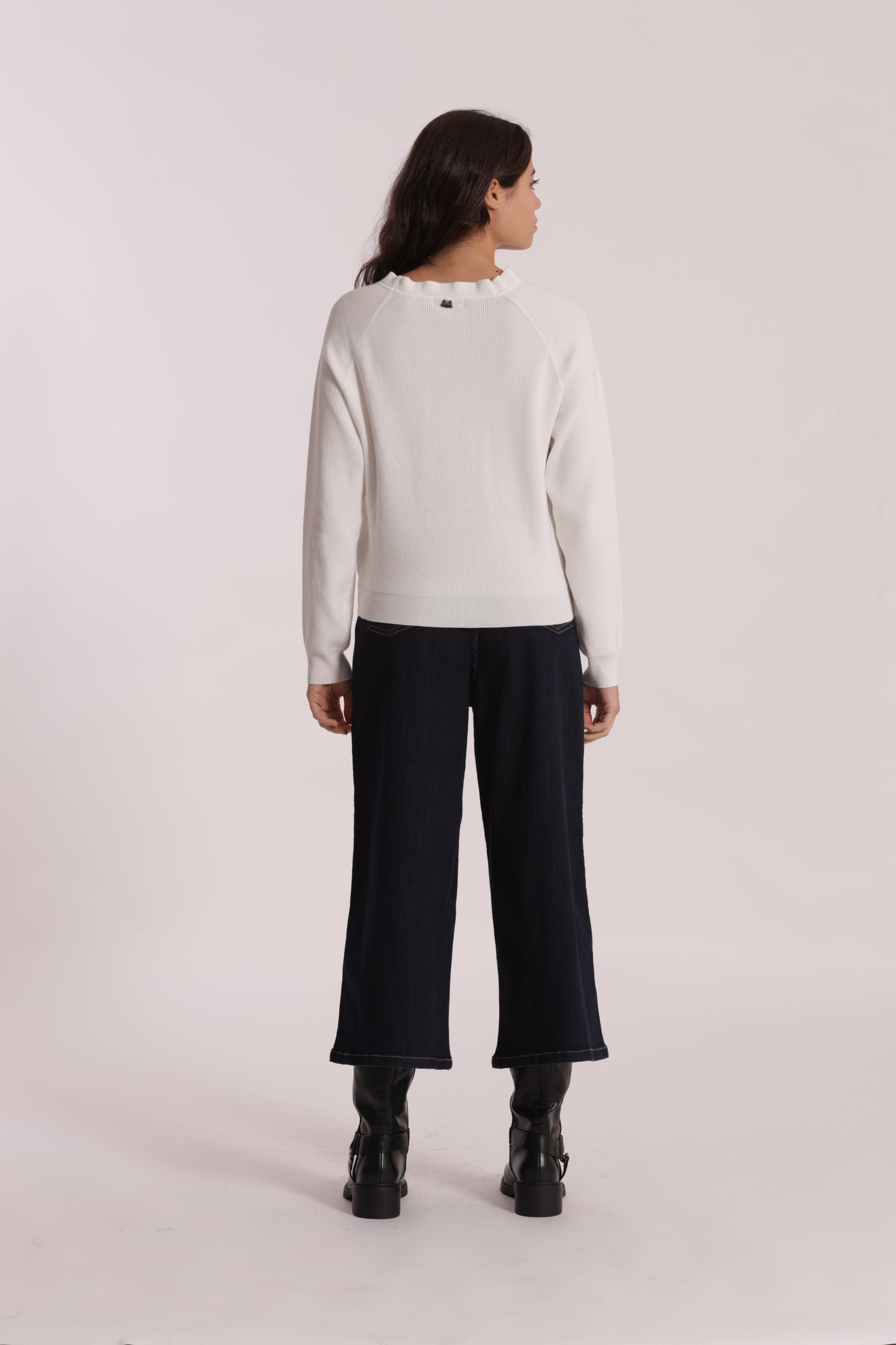 Mimi Mua Jeans Cropped jeans corti cotone