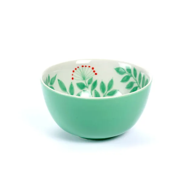 On Earth Flora terrina ceramica verde 14 cm