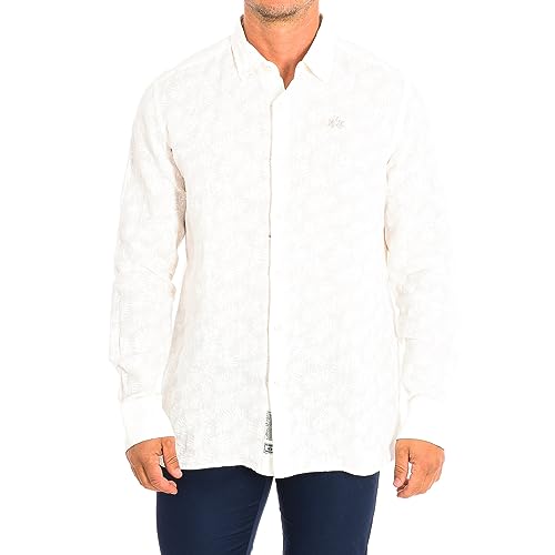 La Martina TMC015-TL321 Camicia uomo maniche lunghe slim