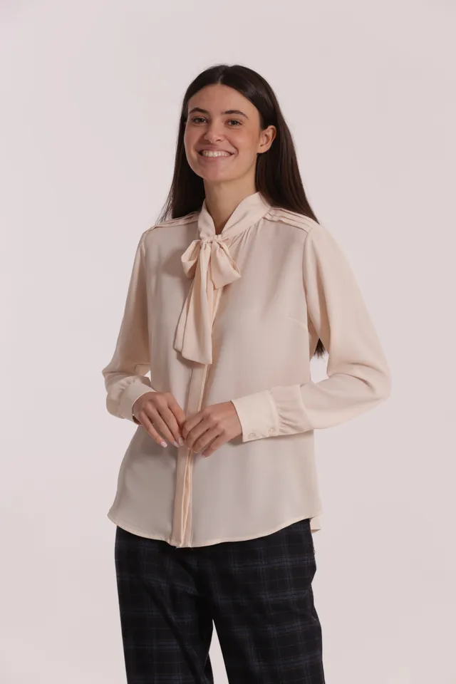 Mimi Mua blusa con fusciacca burro poliestere