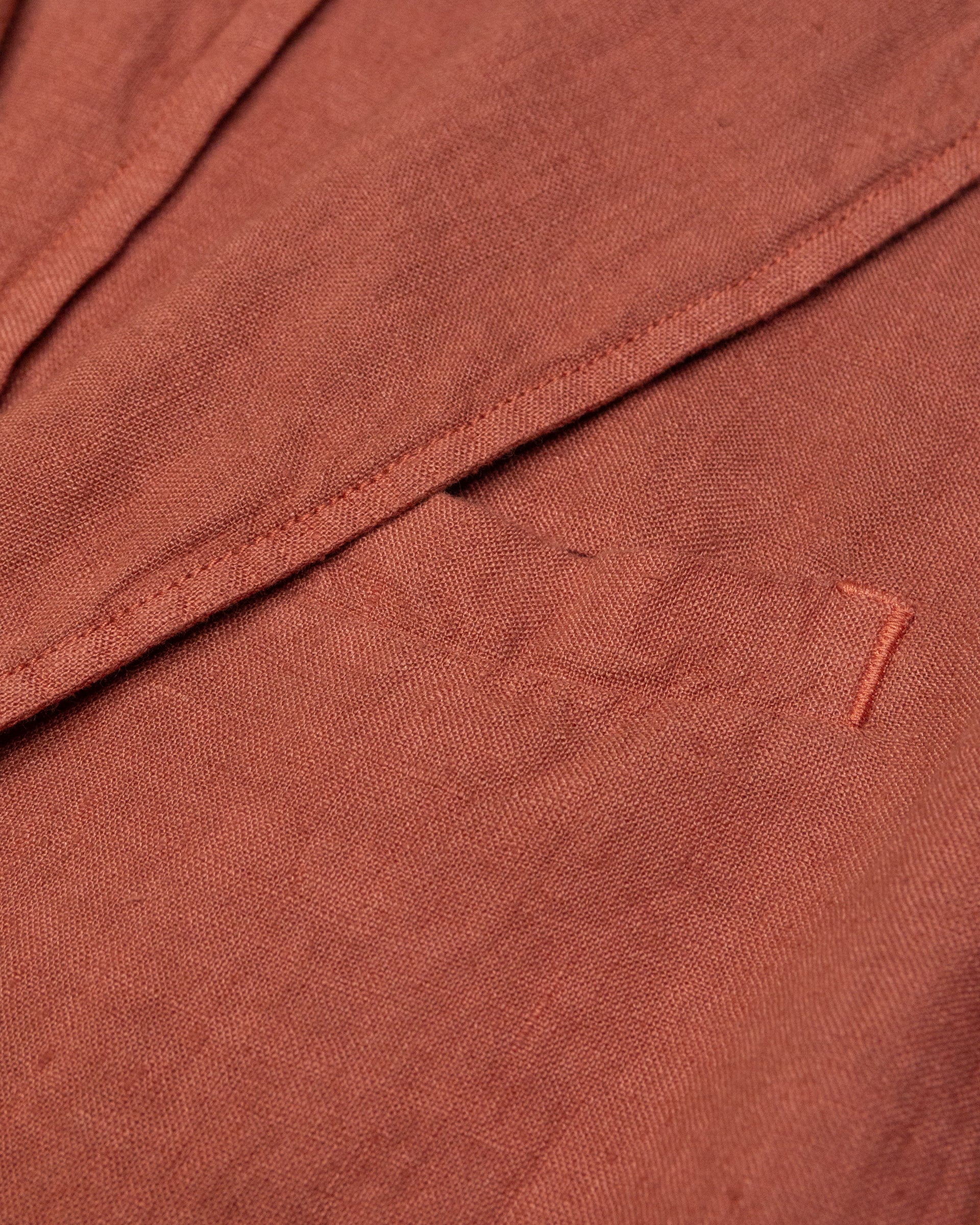 Altea Aaron blazer lino arancione cotto sfoderato