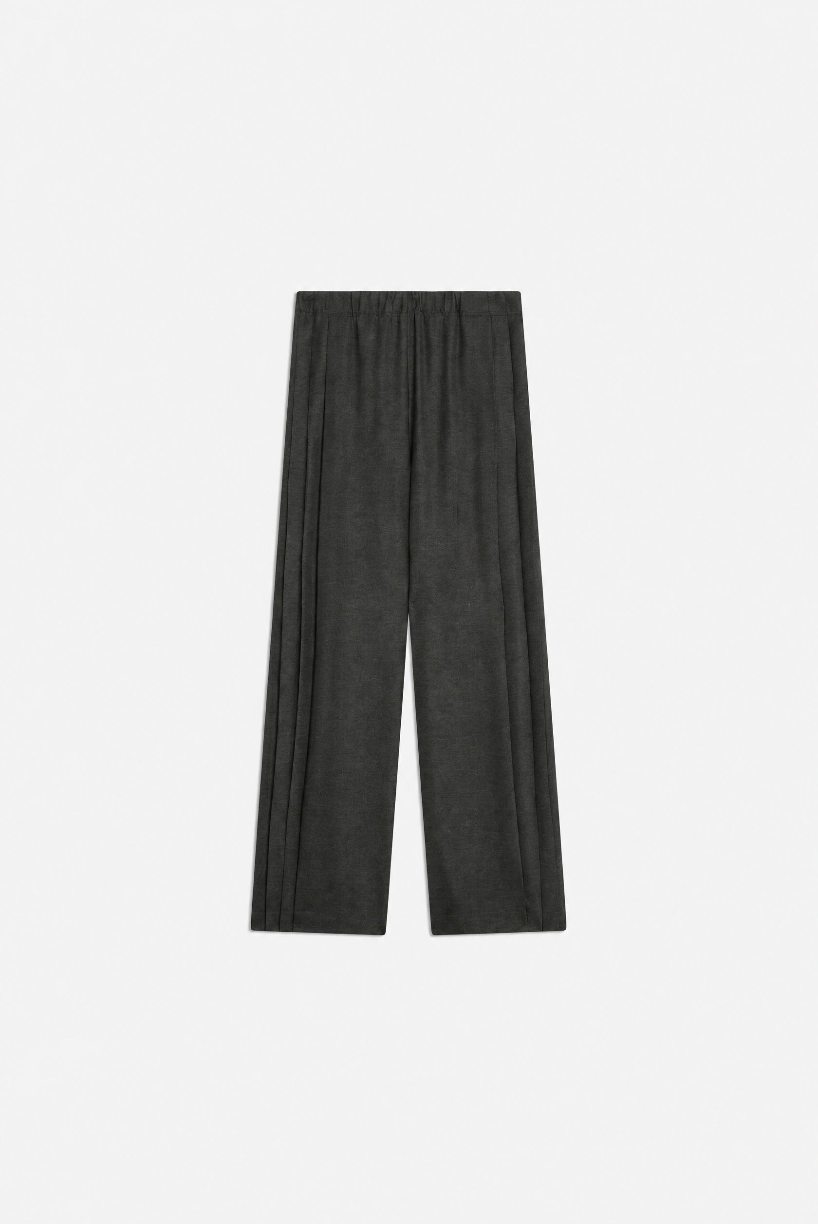 Semicouture Ceara S6WI29 pantalone blu notte flanella gamba ampia