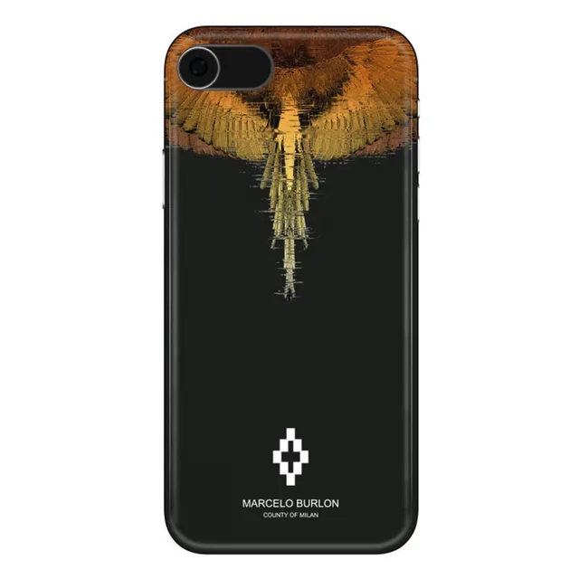 Marcelo Burlon Glitch cover iPhone 8 7 6s 6 rigida