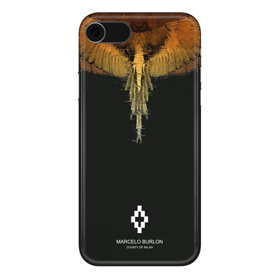 Marcelo Burlon Glitch cover iPhone 8 7 6s 6 rigida