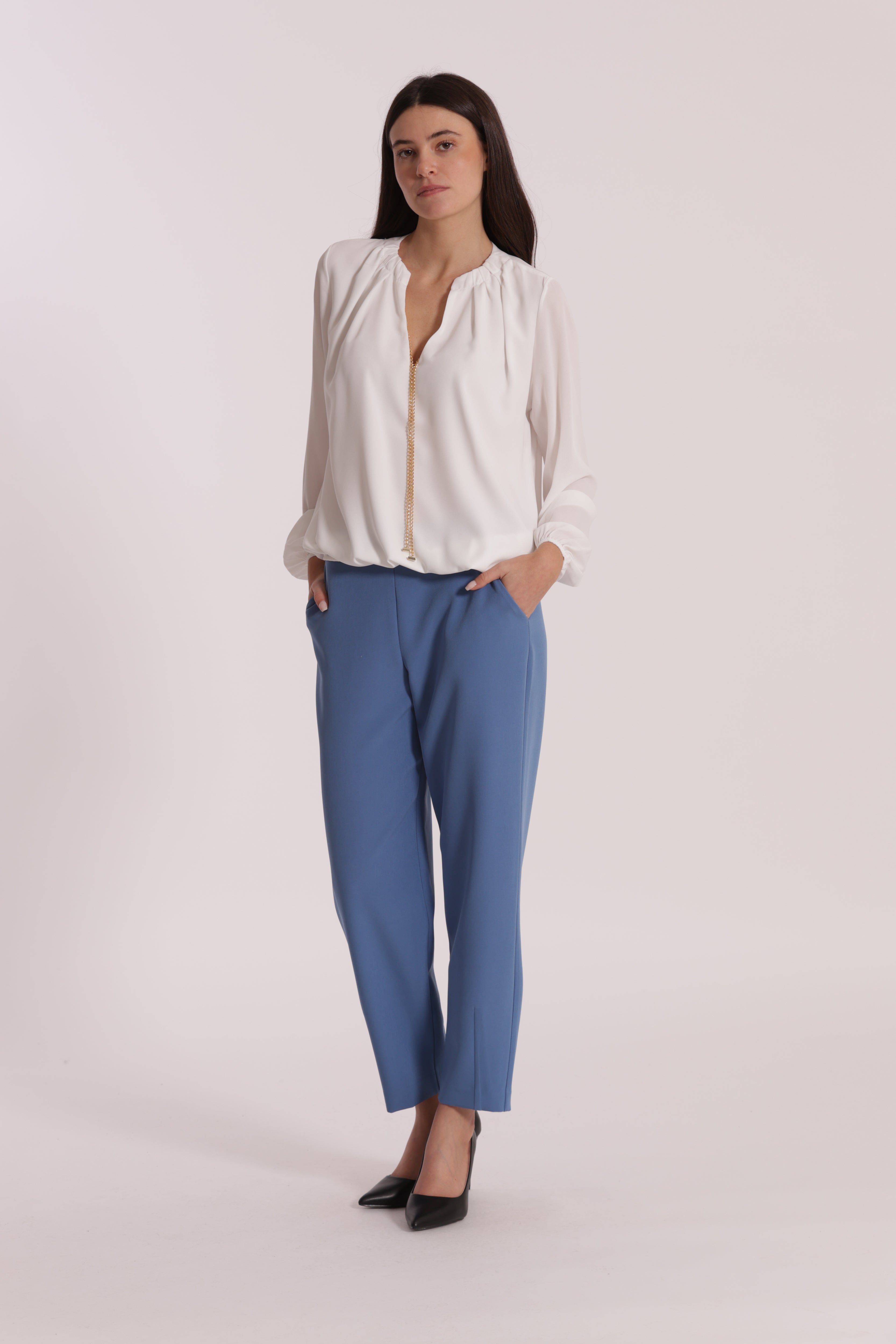 Mimi Mua Palloncino pantaloni tessuto tecnico nero