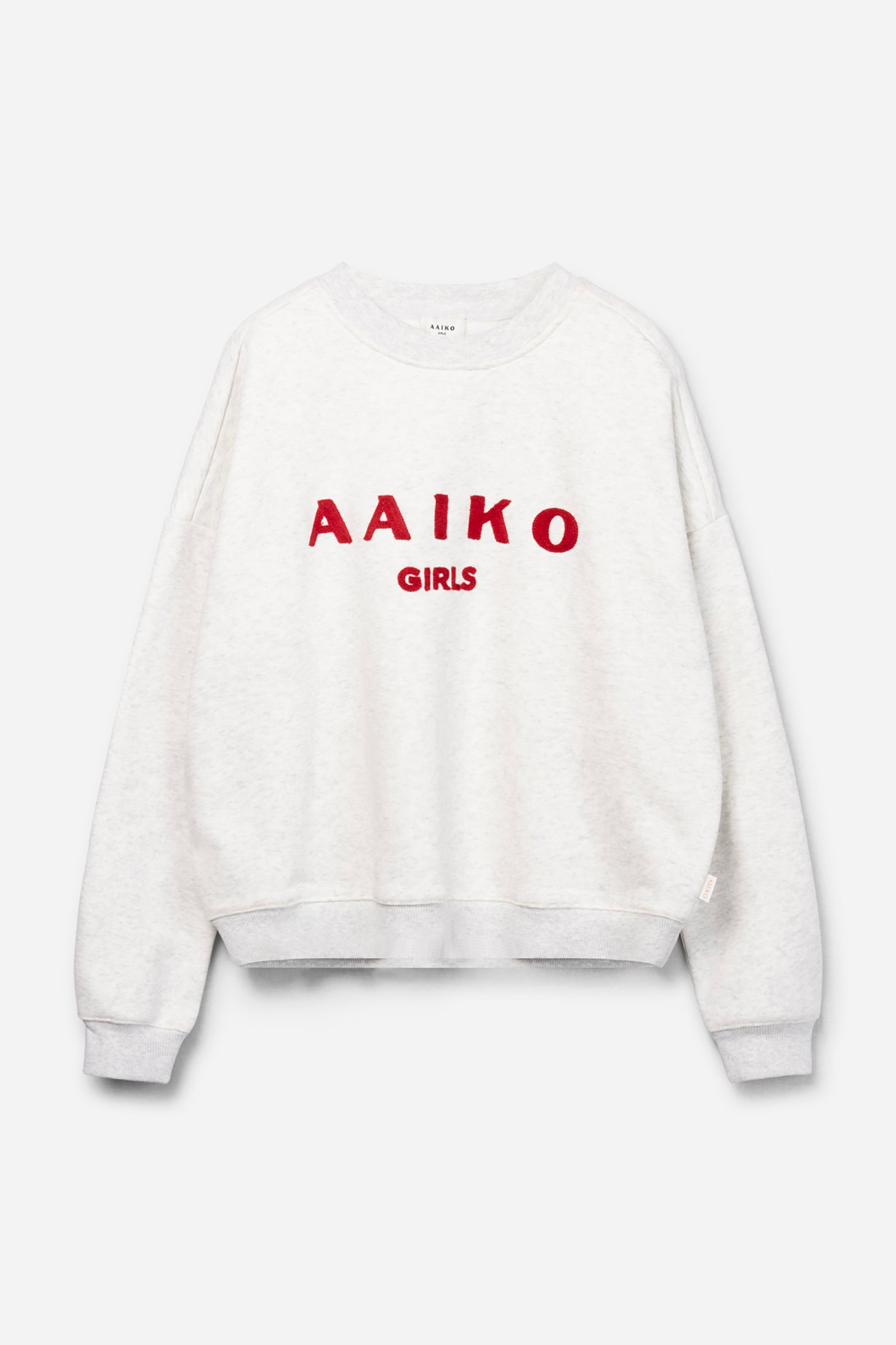Aaiko Zena felpa grigia bambina logo