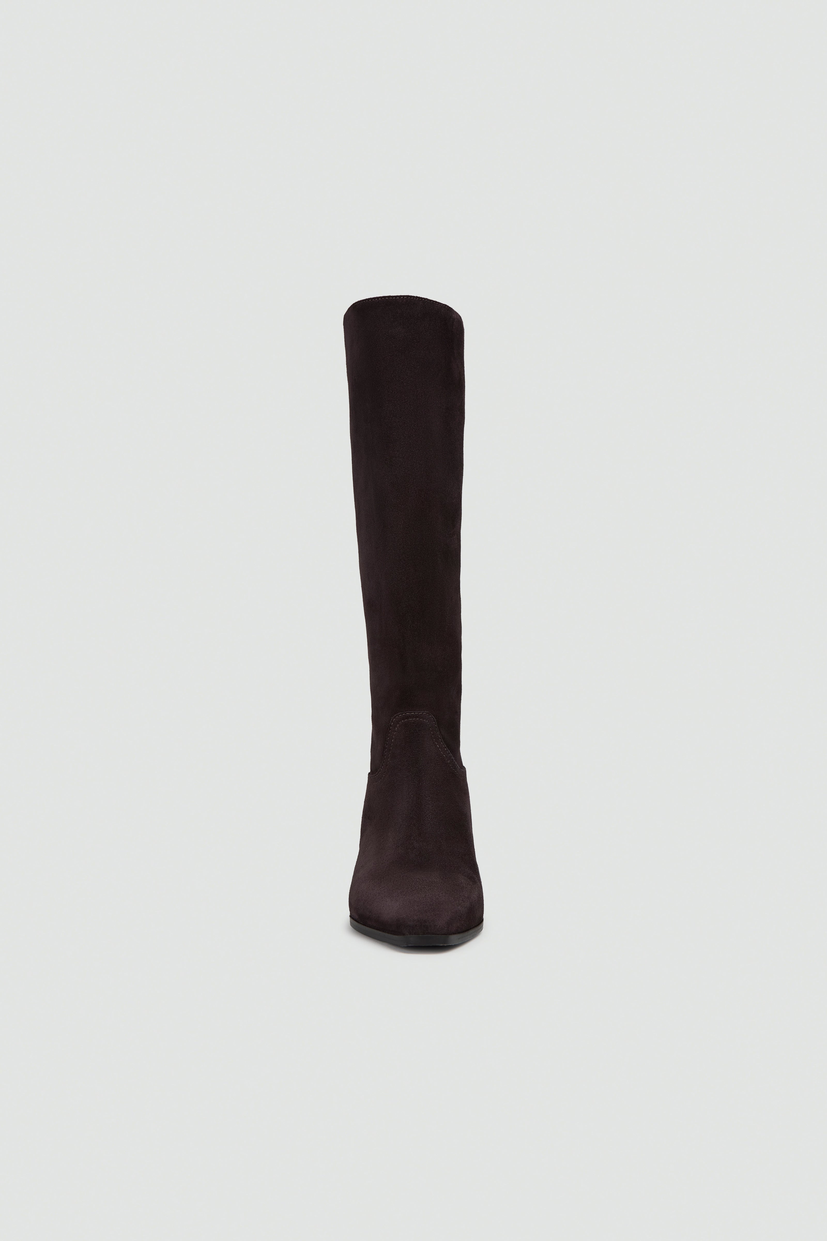 Semicouture Lois stivale moka texano pelle