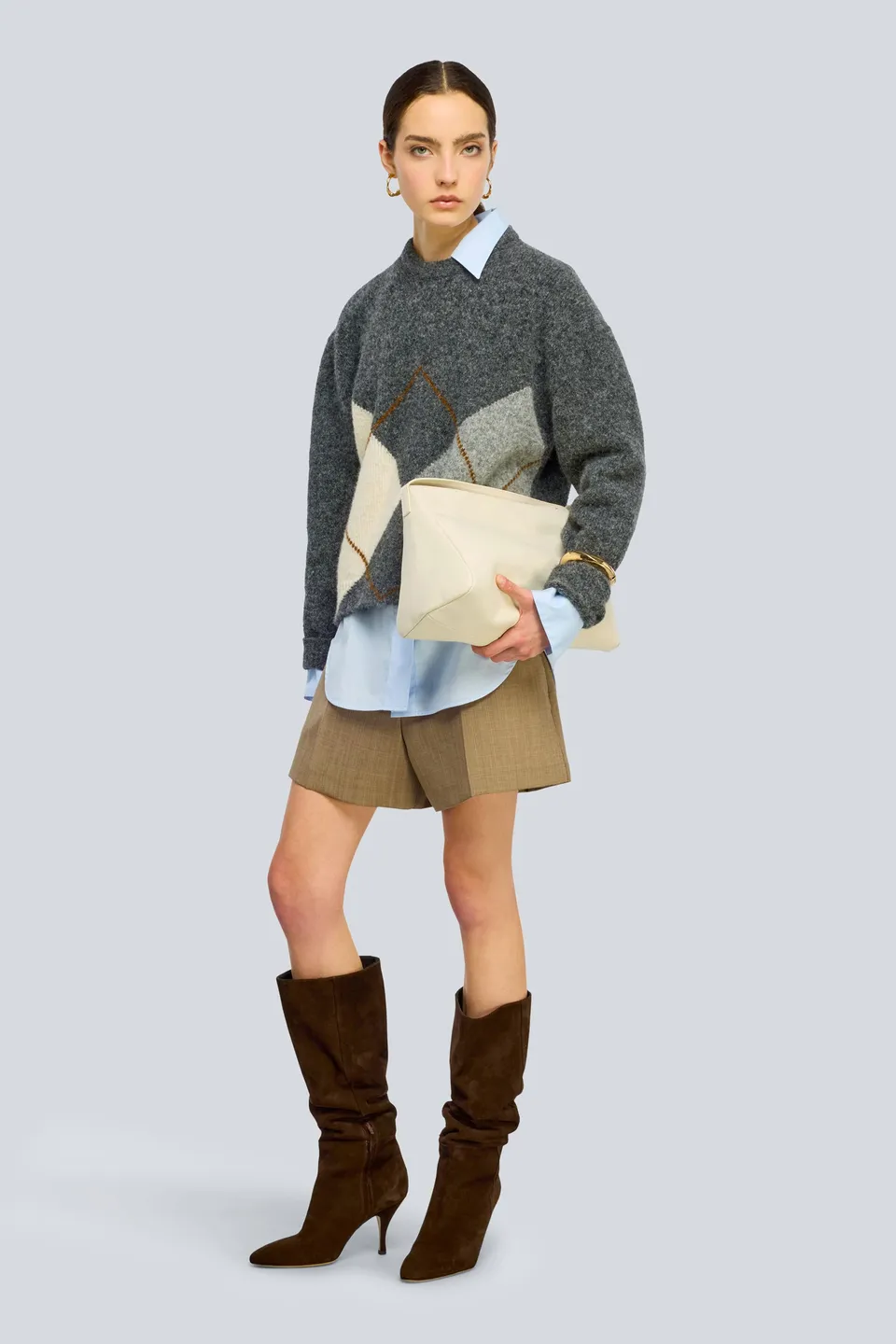Semicouture Keira maglia jacquard rombi