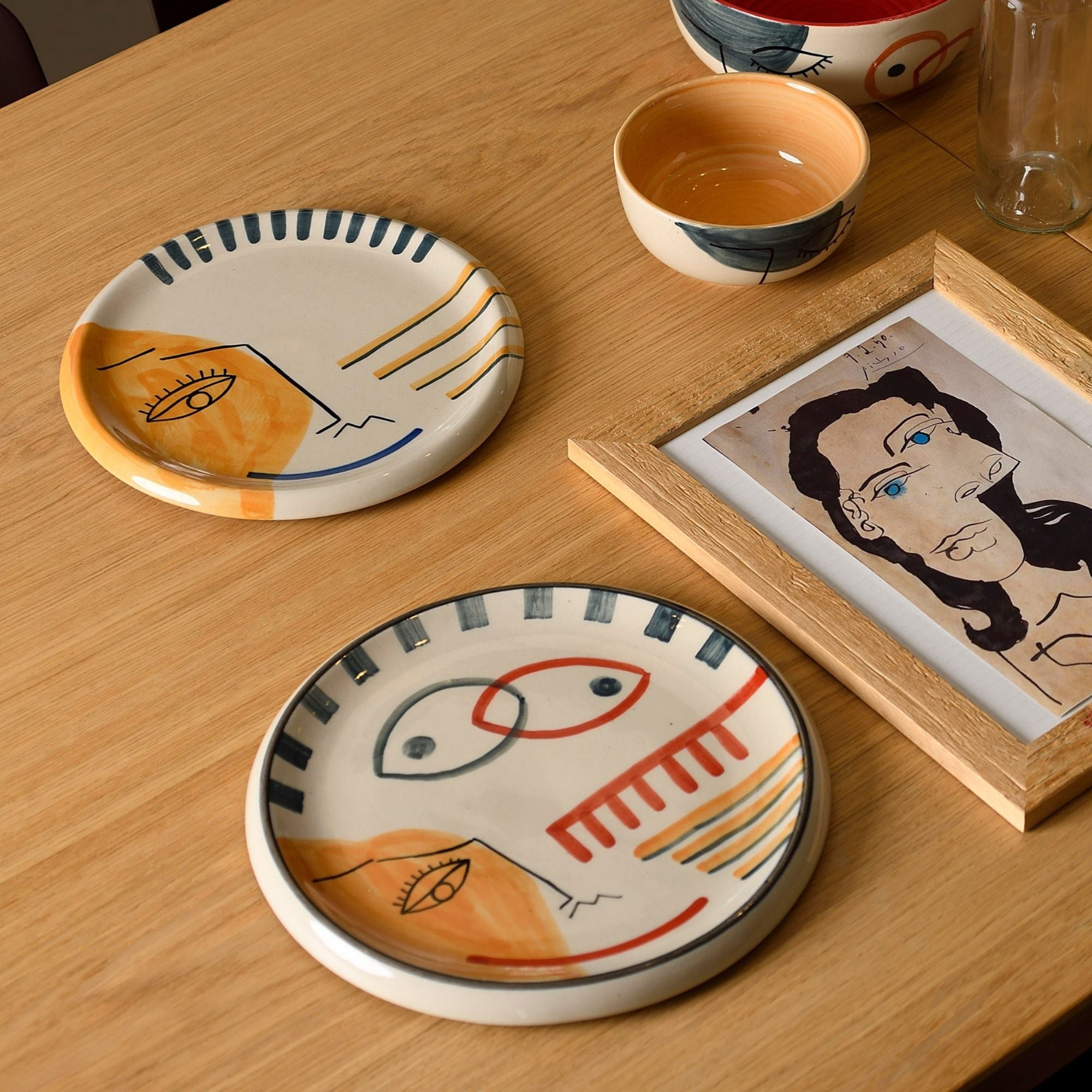 On Earth Cooperative Collection Face ciotola ceramica 14 cm
