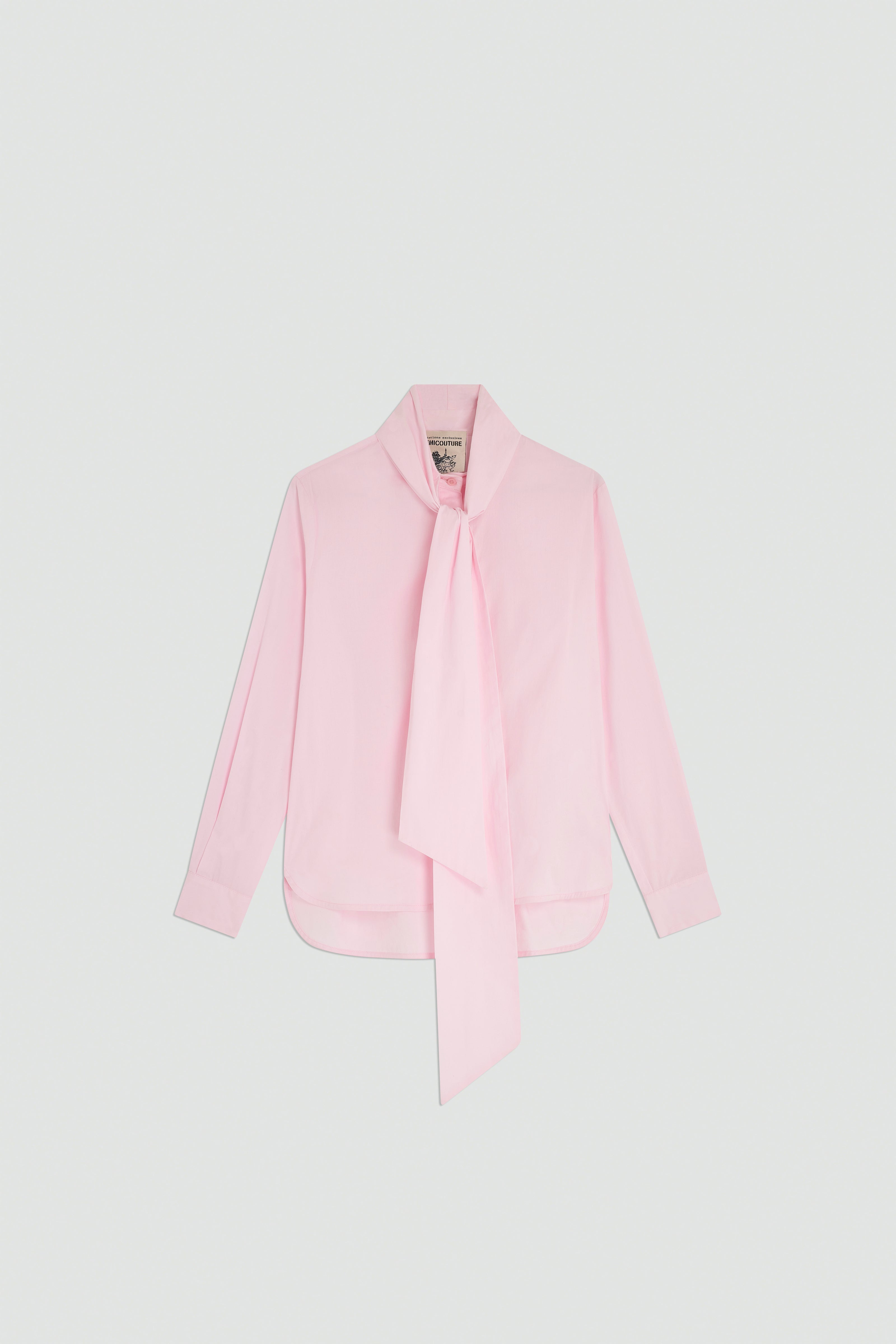 Semicouture Rosaline blusa baby popeline fiocco