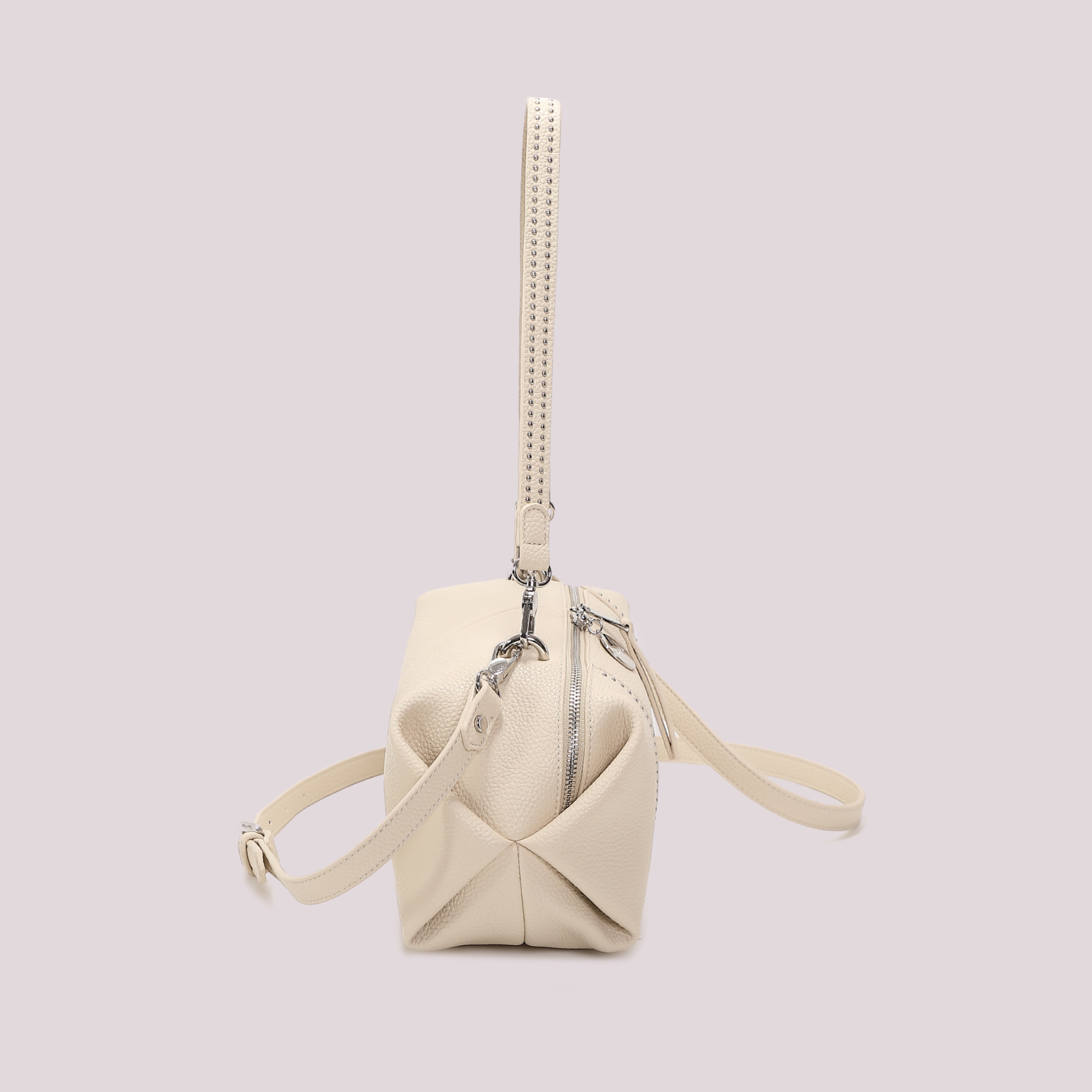 Mimi Mua Borsa a Spalla Piccole Borchie Ecopelle