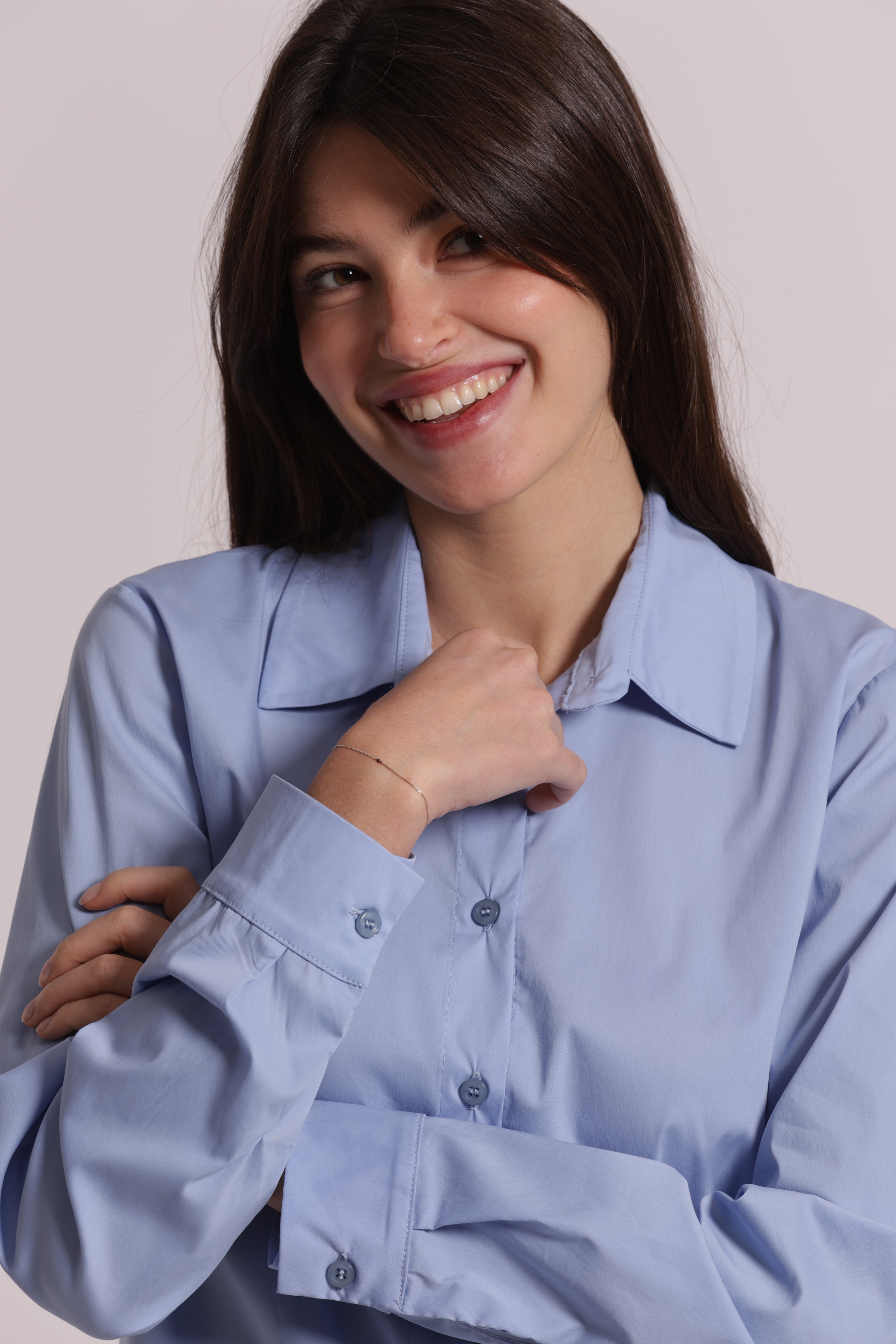 Mimi Mua Camicia Uomo camicia bianca classica