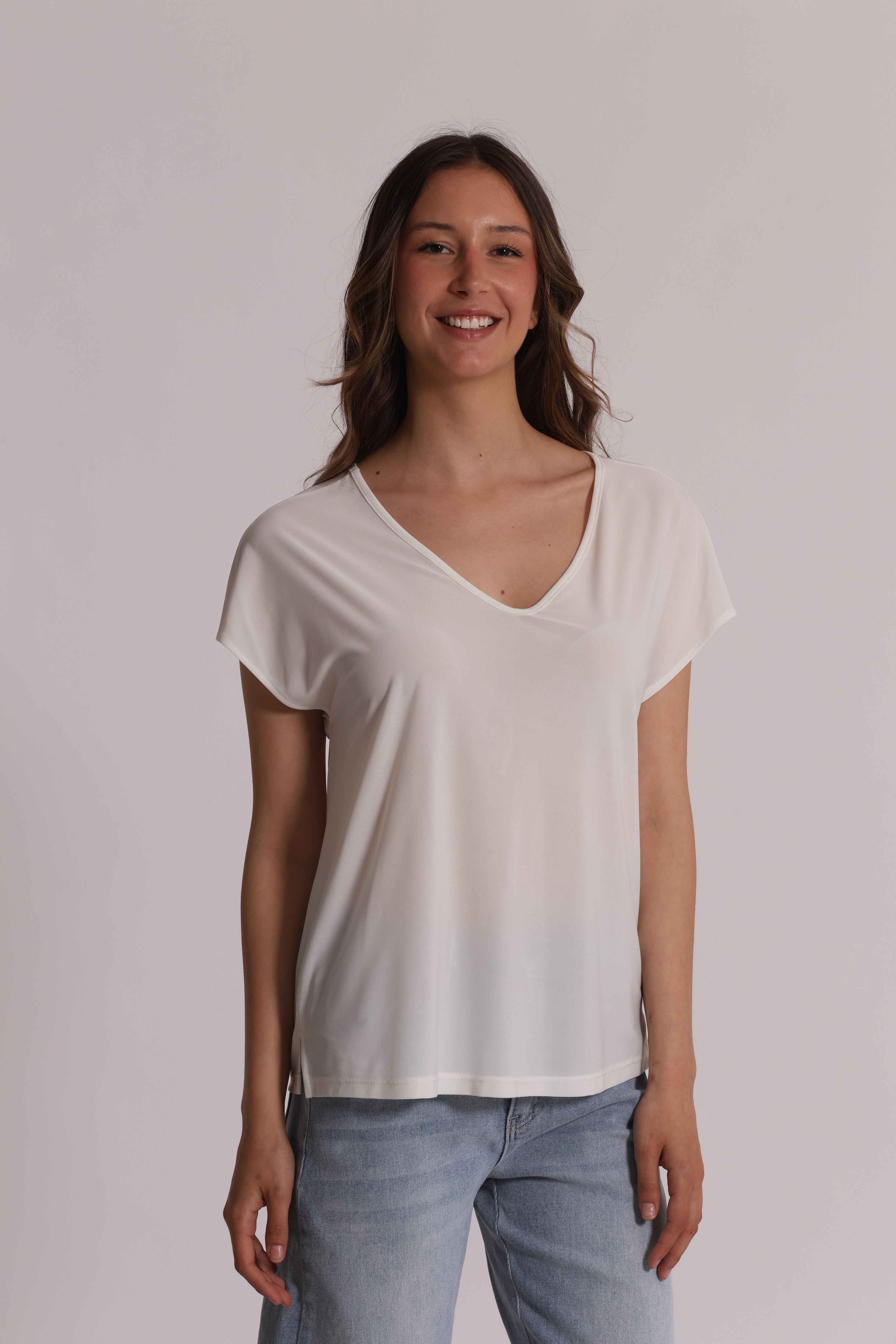 Mimi Mua Blusa in Ity Blusa Jersey Elasticizzata