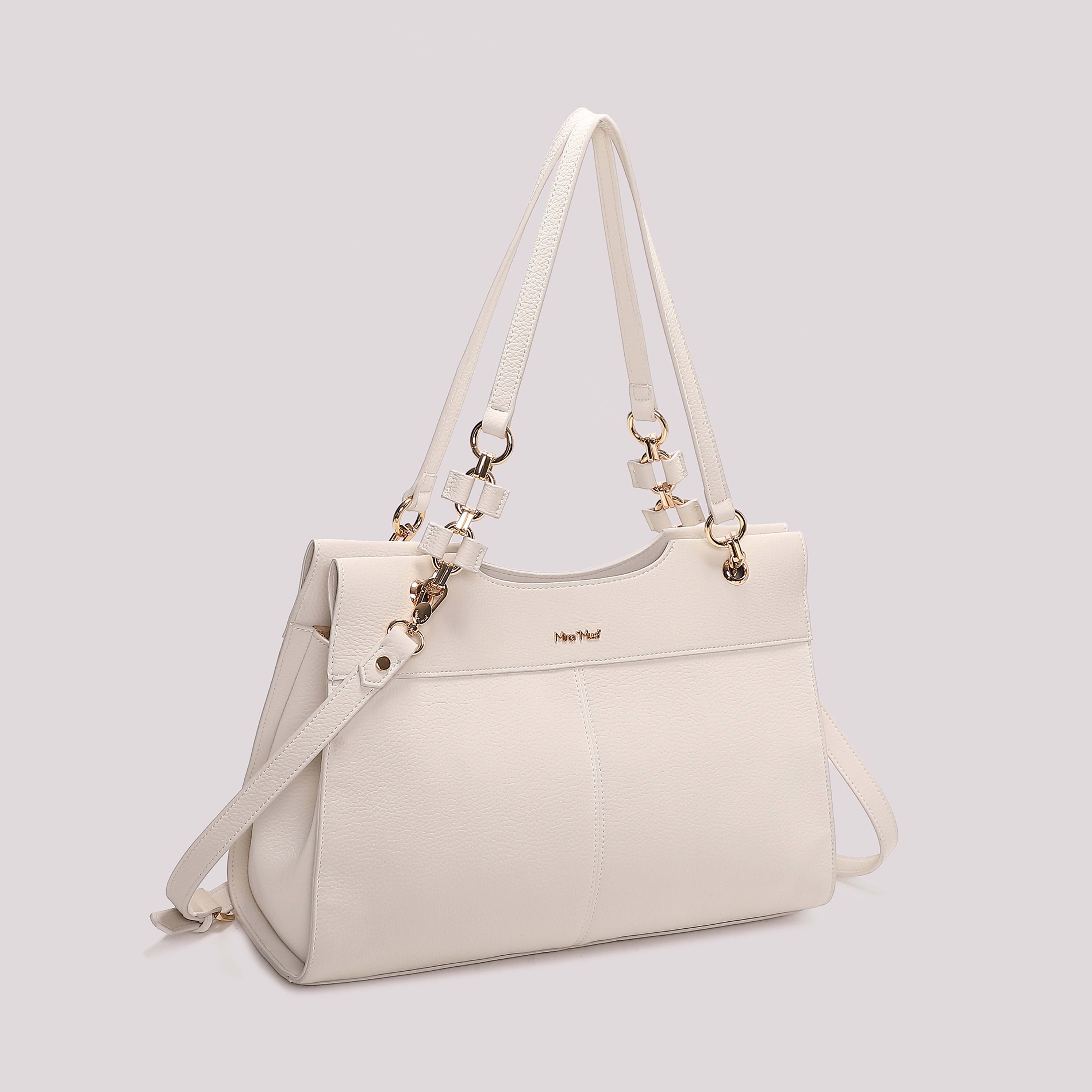 Mimi Mua Borsa Spalla Catena Manici Nero 38cm