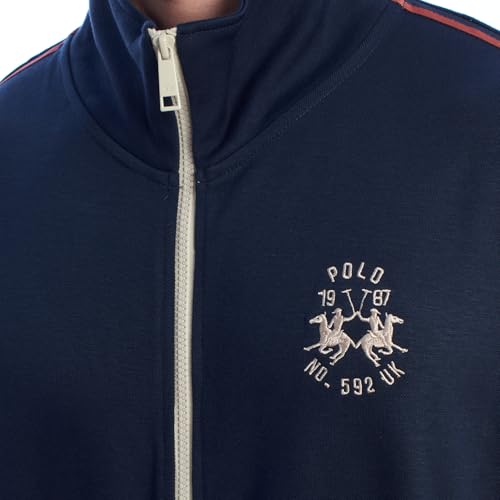 La Martina YMF006-FP556 felpa uomo fullzip
