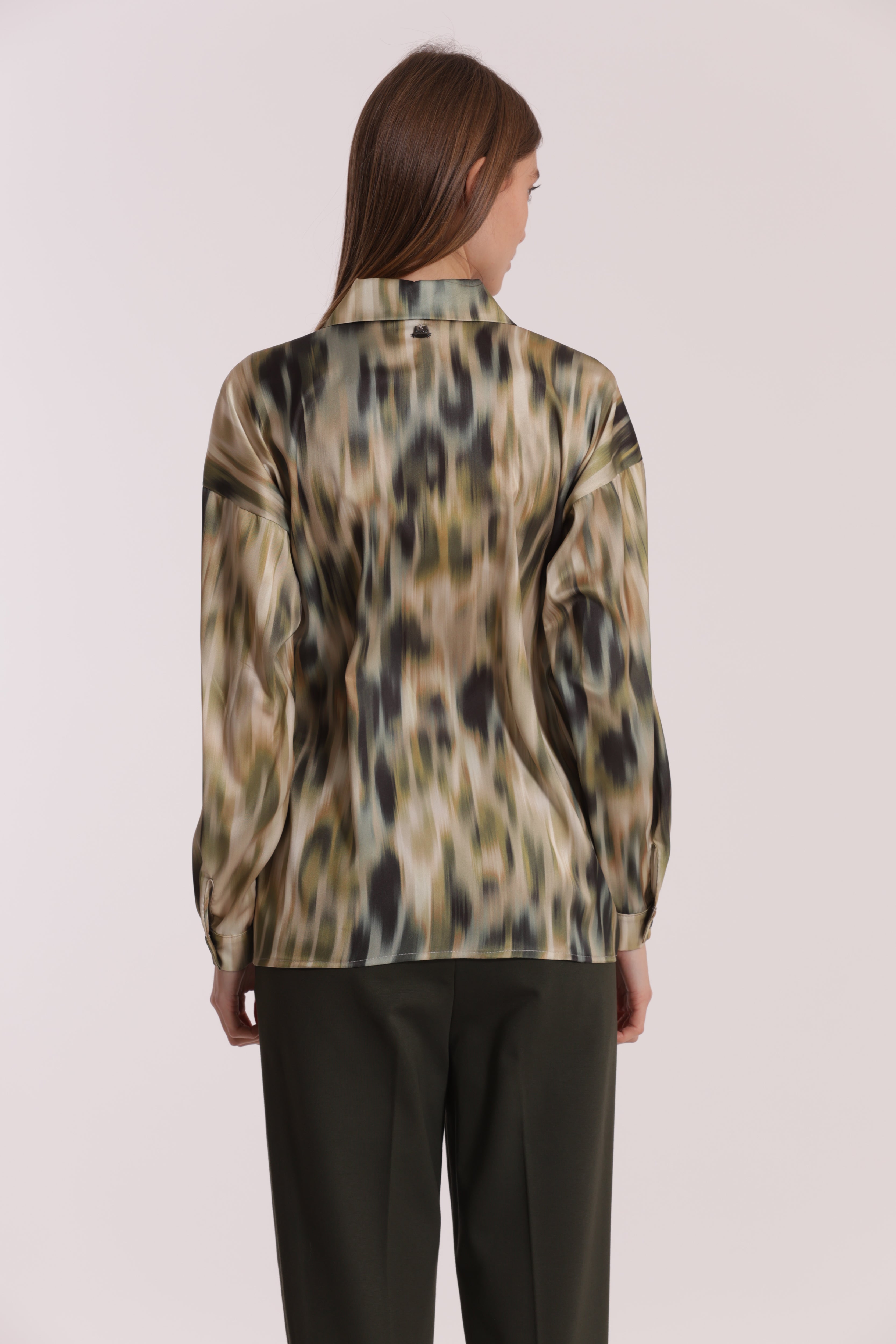 Mimi Mua Fantasia Fusion camicia uomo fantasia poliestere