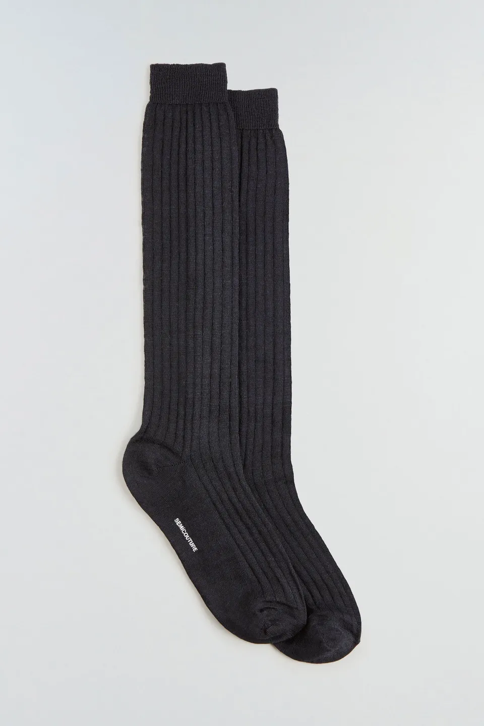 Semicouture Hallie calze misto lana nero