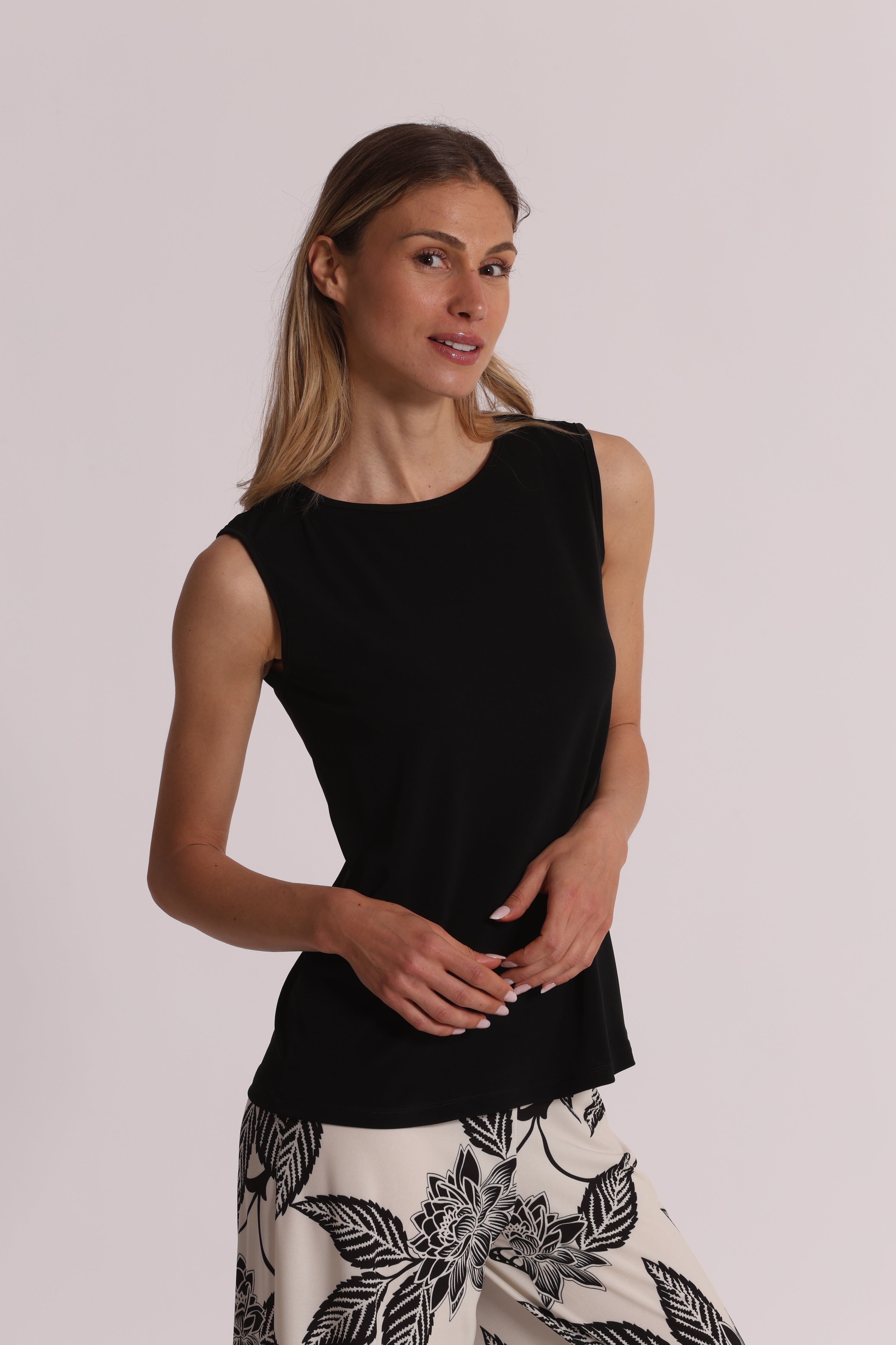 Mimi Mua Top ITY Blusa Nero Taglia S