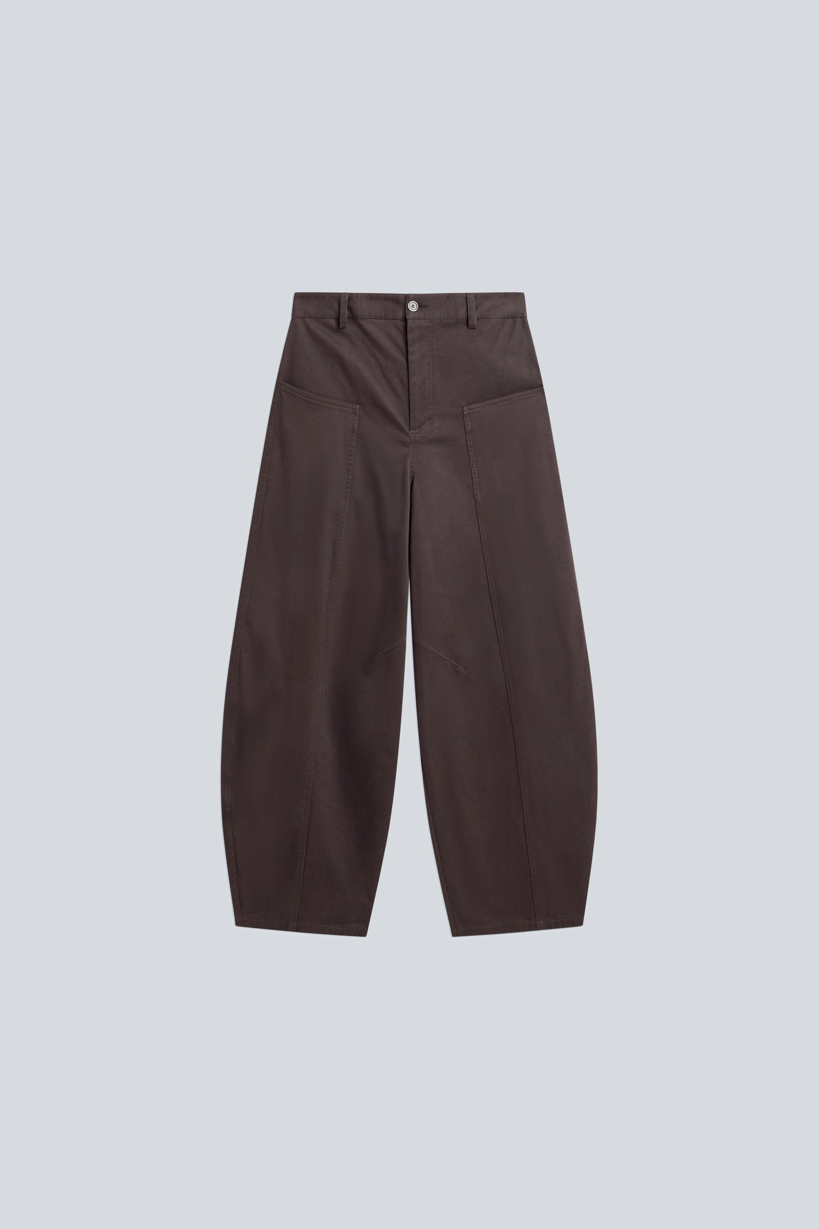 Semicouture Giselle Y6WO22 pantalone moka gabardina