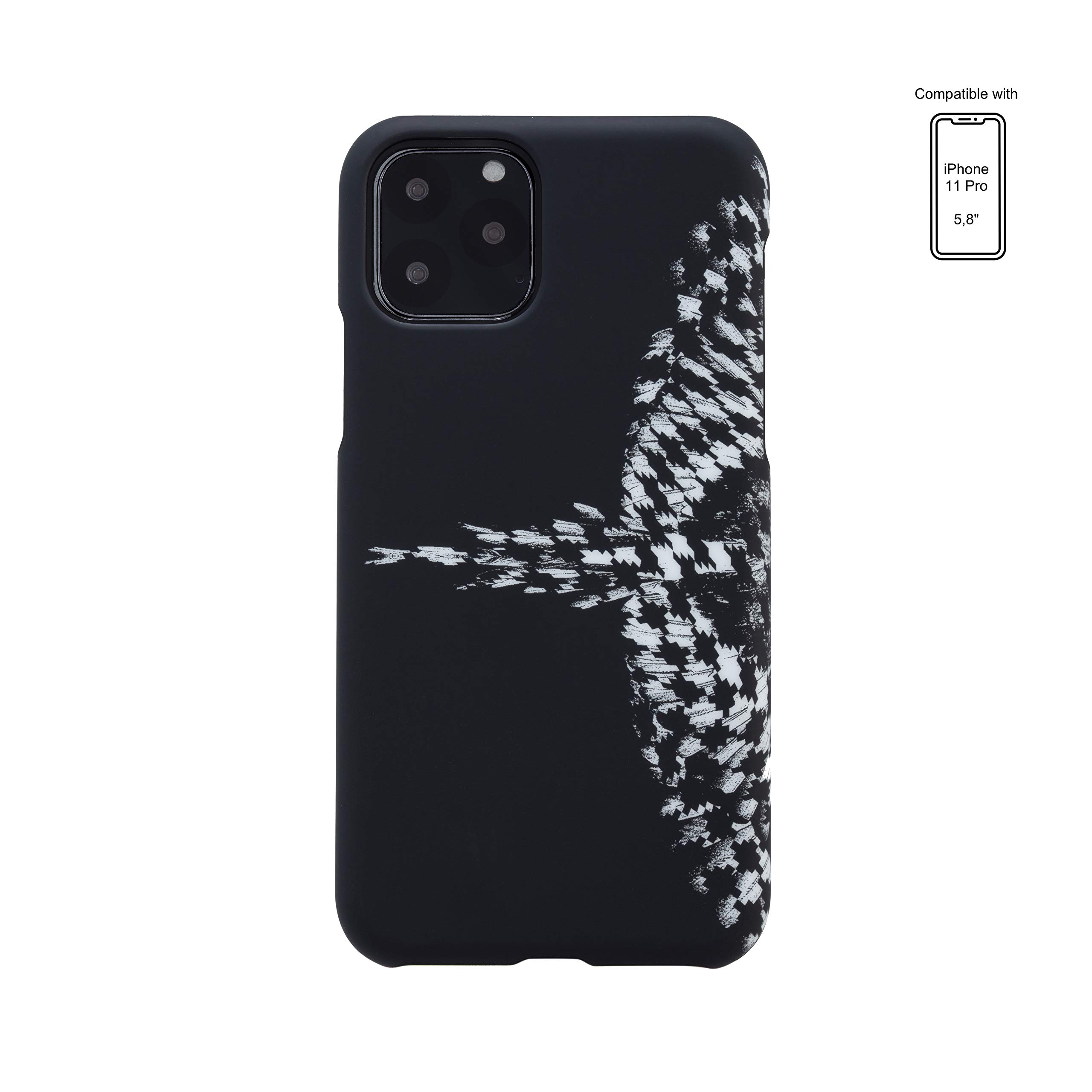 Marcelo Burlon cover iPhone 11 Pro rigida vetro 9H