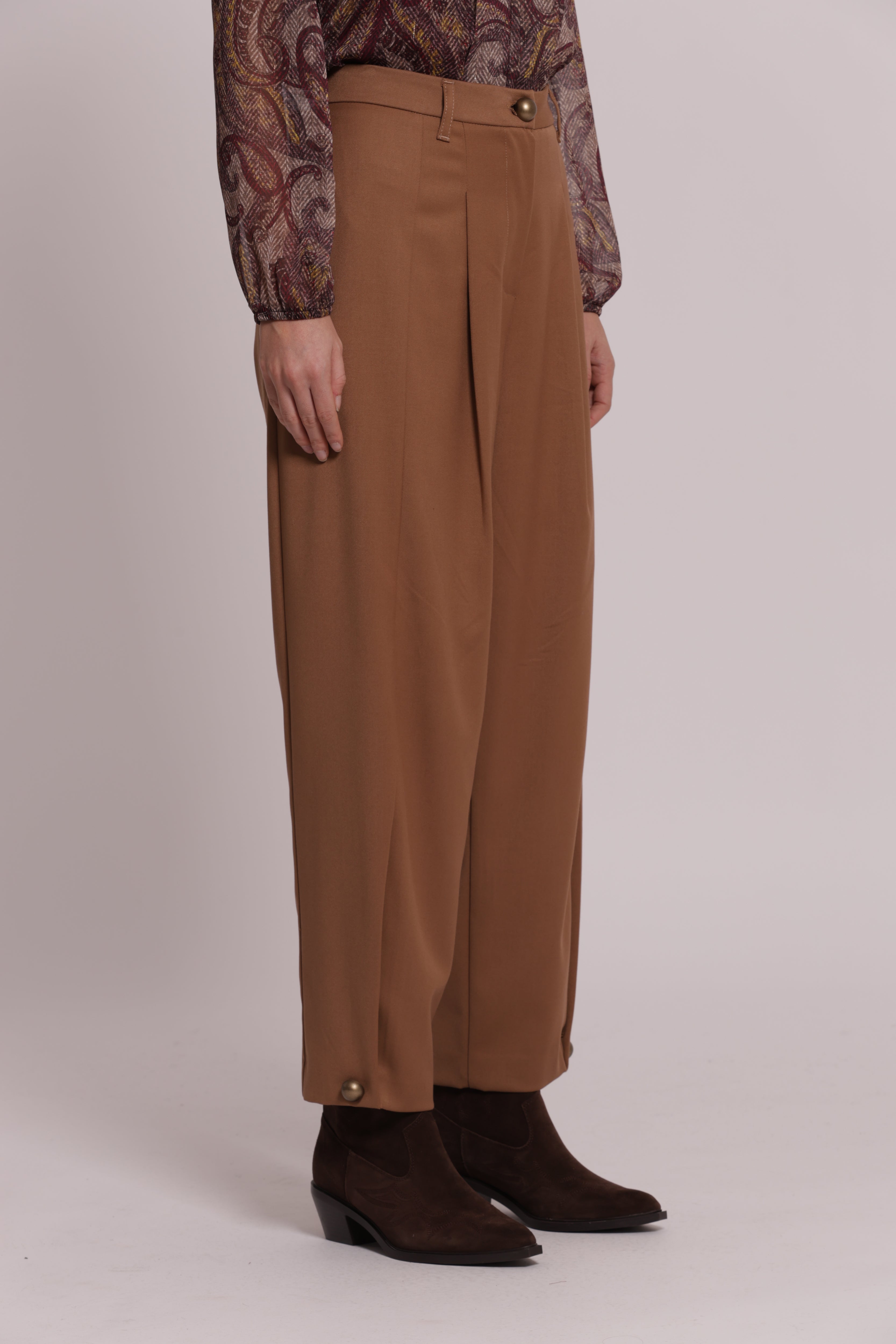 Mimi Mua Vanz pantalone con pinces nero
