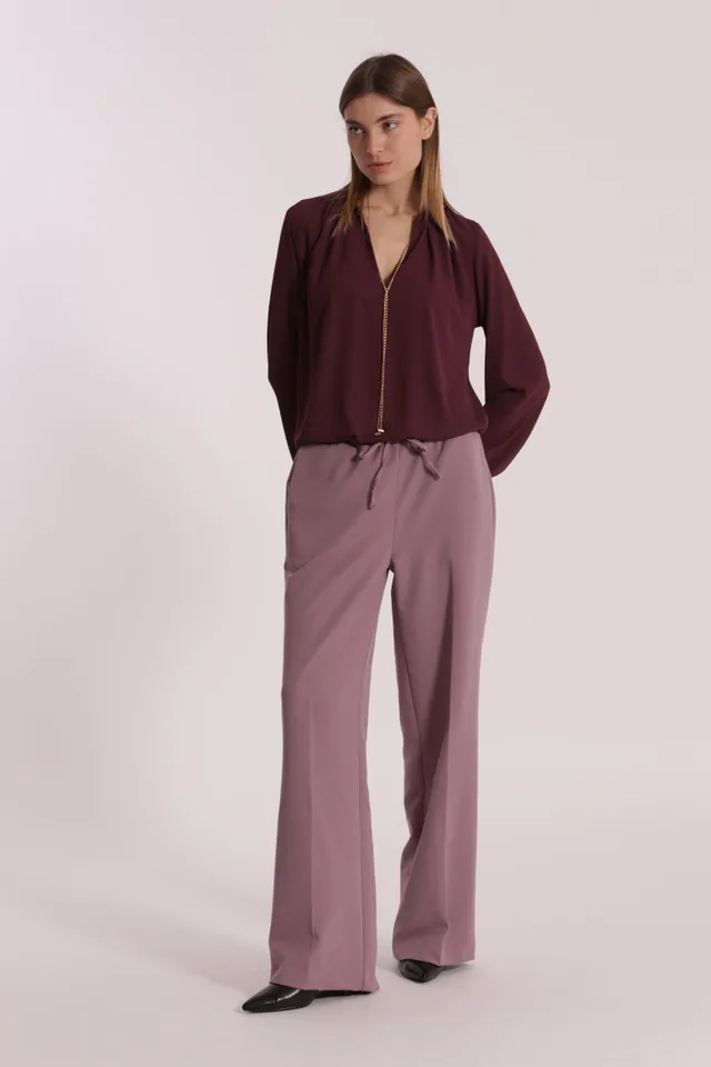 Mimi Mua Jogger Palazzo Pantaloni Nero