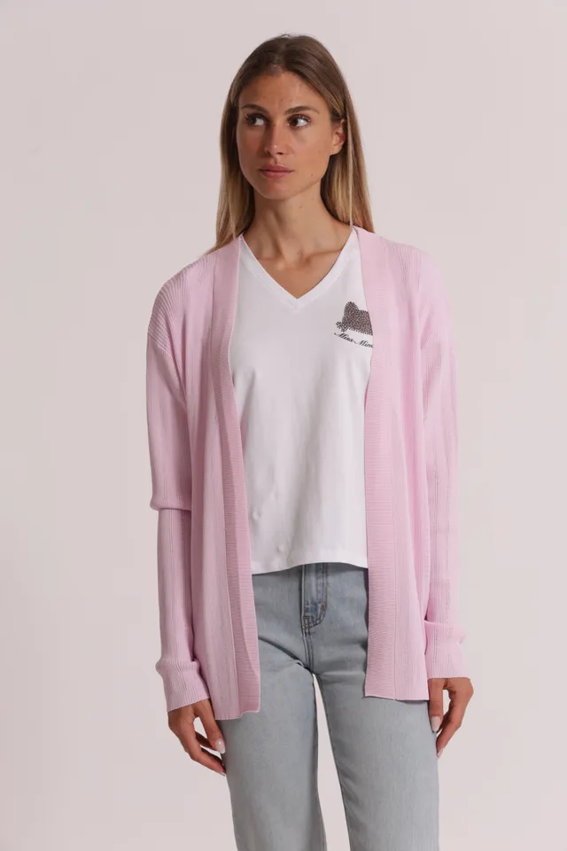 Mimi Mua Cardigan Aperto Traforato in maglia
