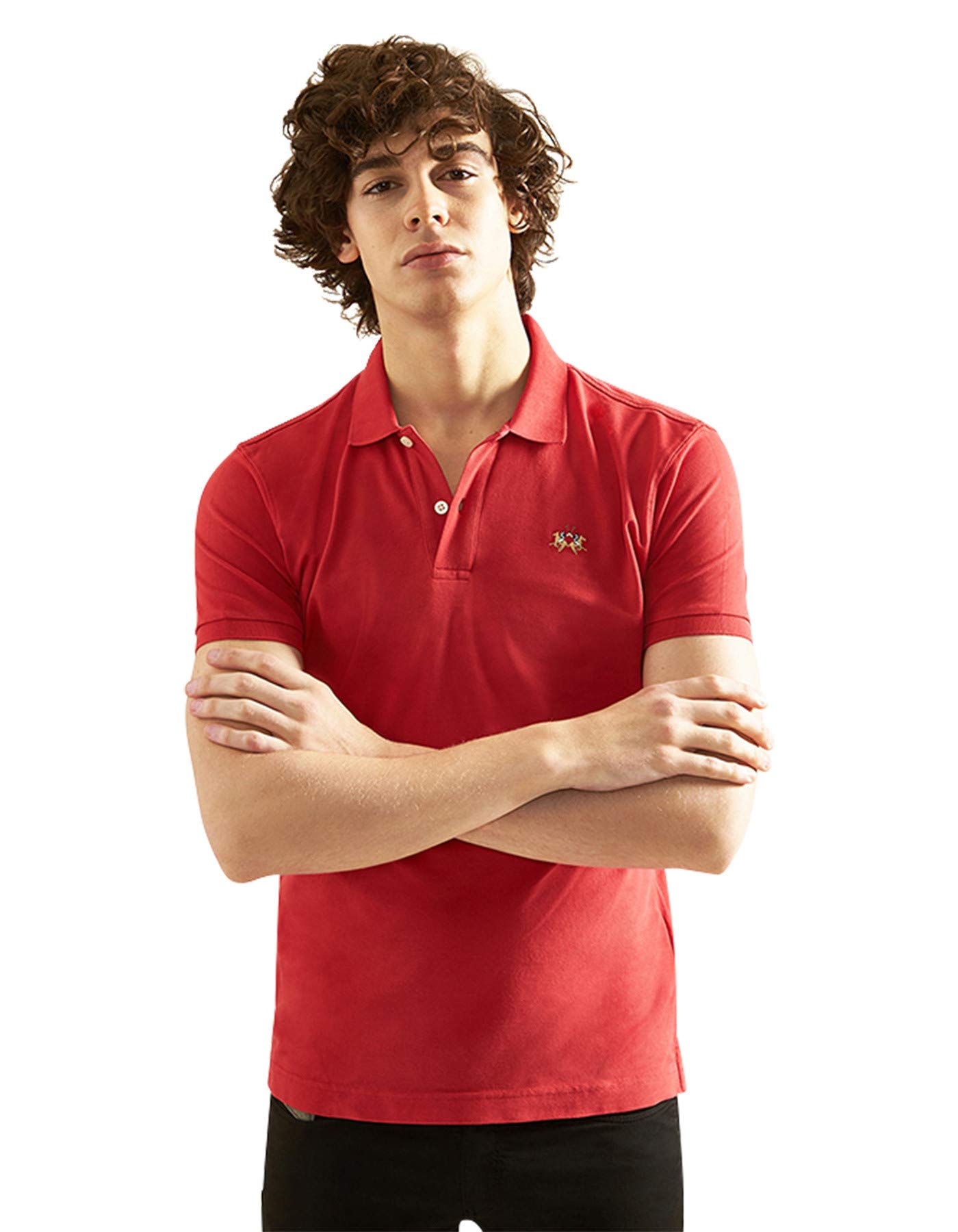 La Martina Eduardo Polo maniche corte Optic White pacco da 1