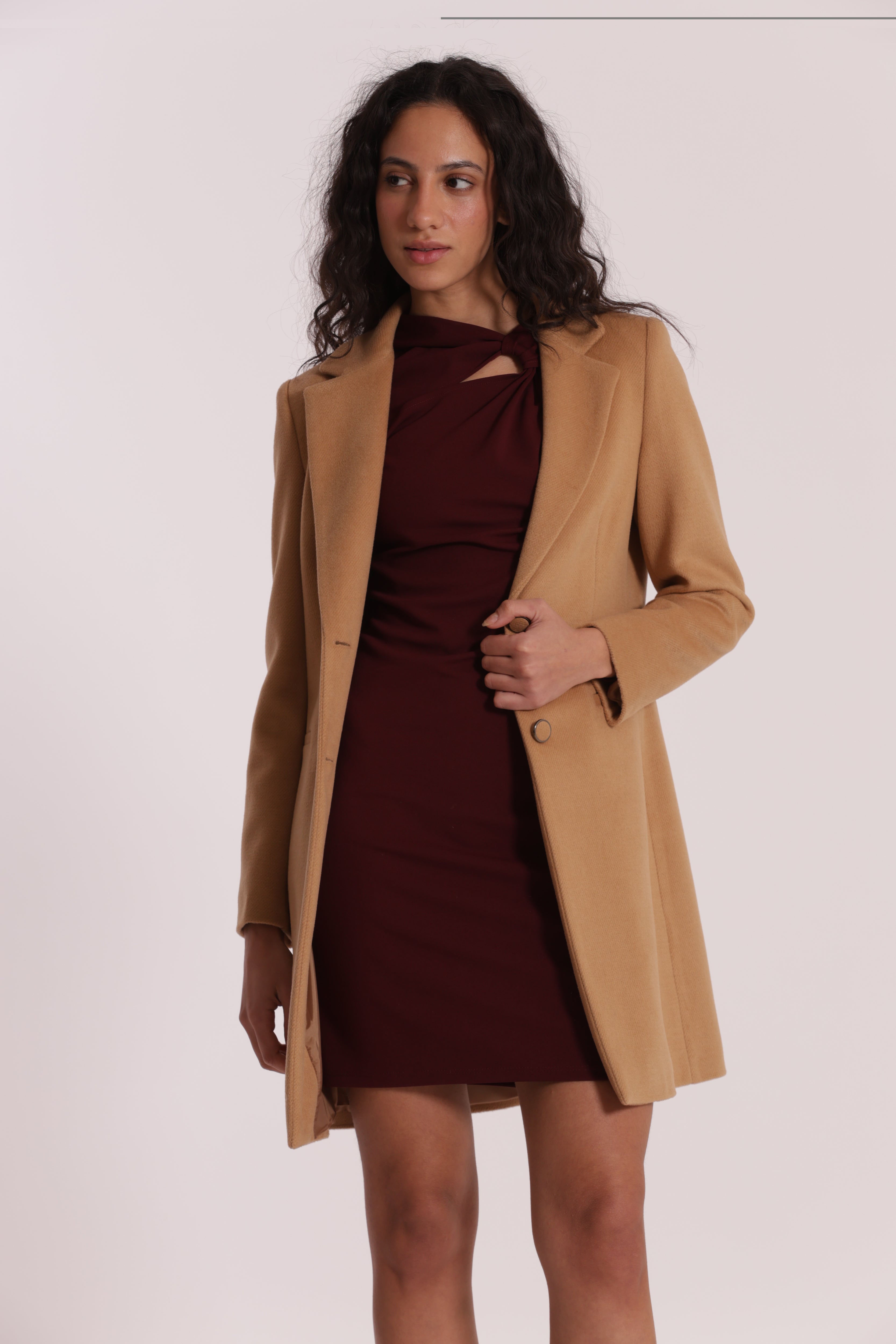 Mimi Mua Baronetto cappotto donna elasticizzato