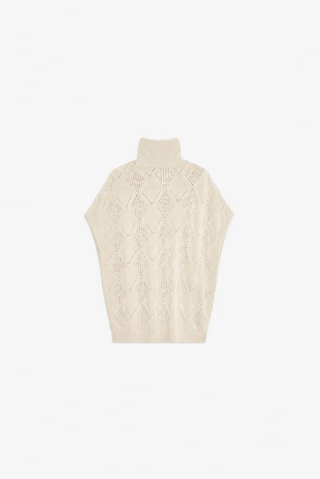 SEMICOUTURE Jonelle S6WD21 maglia rombi over rosso