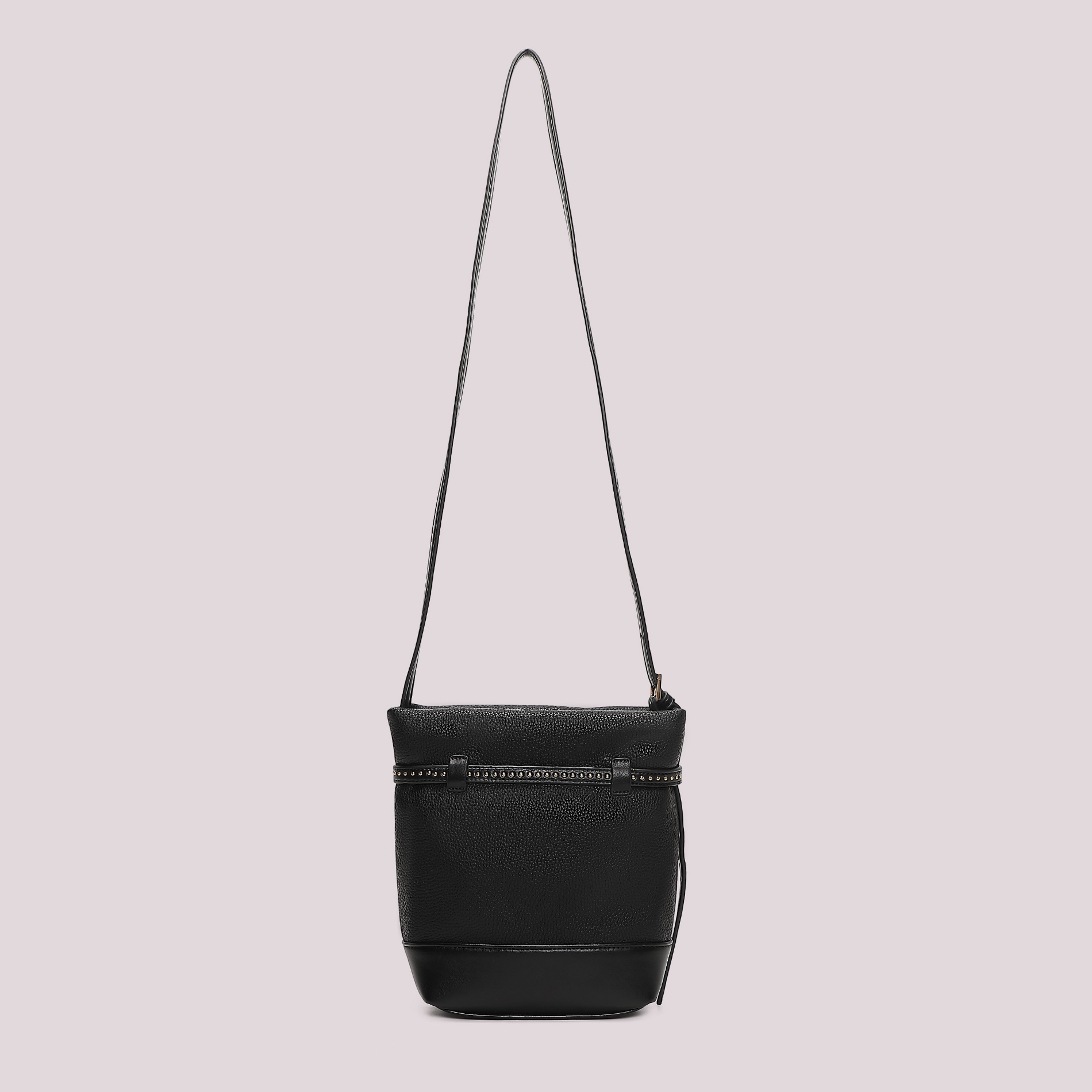 Mimi Mua Tracolla con Cinturino borsa a tracolla ecopelle nera