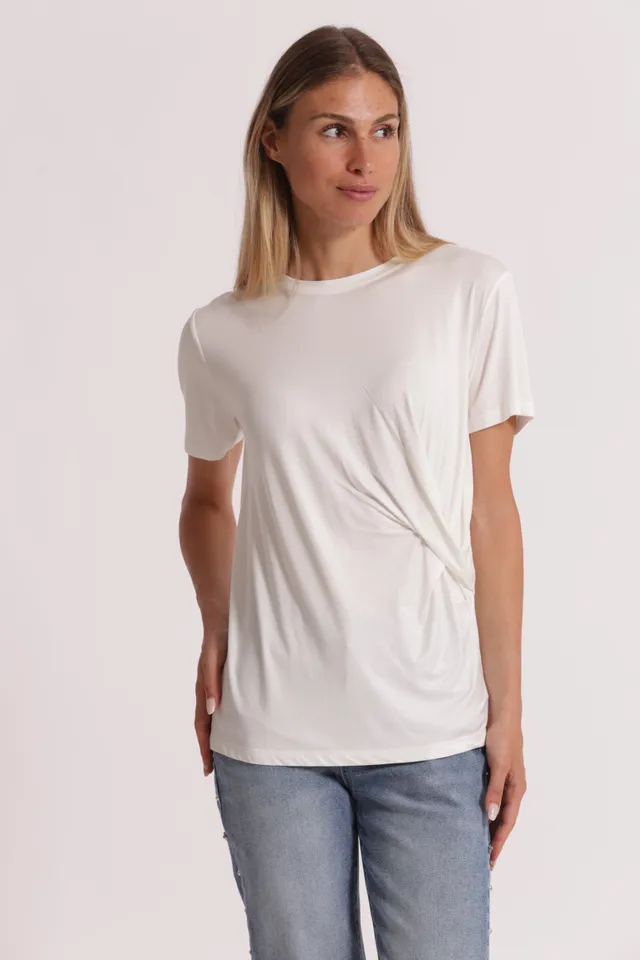 Mimi Mua T-Shirt Arriccio Laterale maglietta viscosa