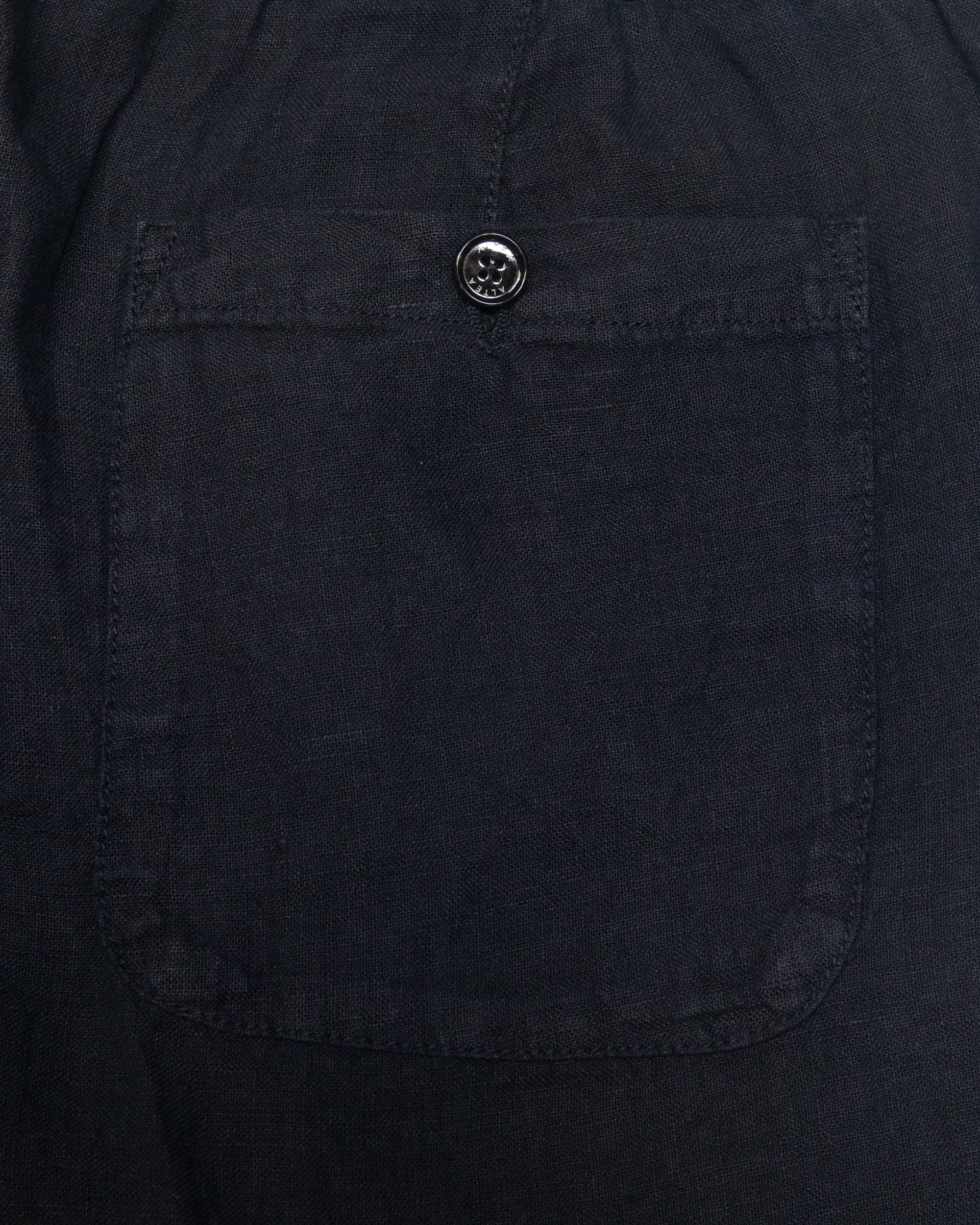 Altea Samuel bermuda lino navy regular con coulisse