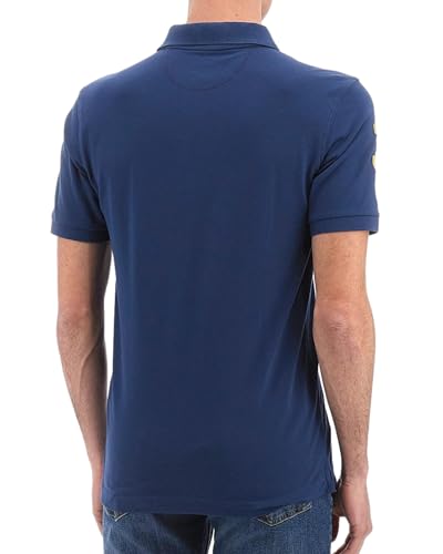 La Martina VMP300 Polo Uomo Navy 3XL Piquet Stretch