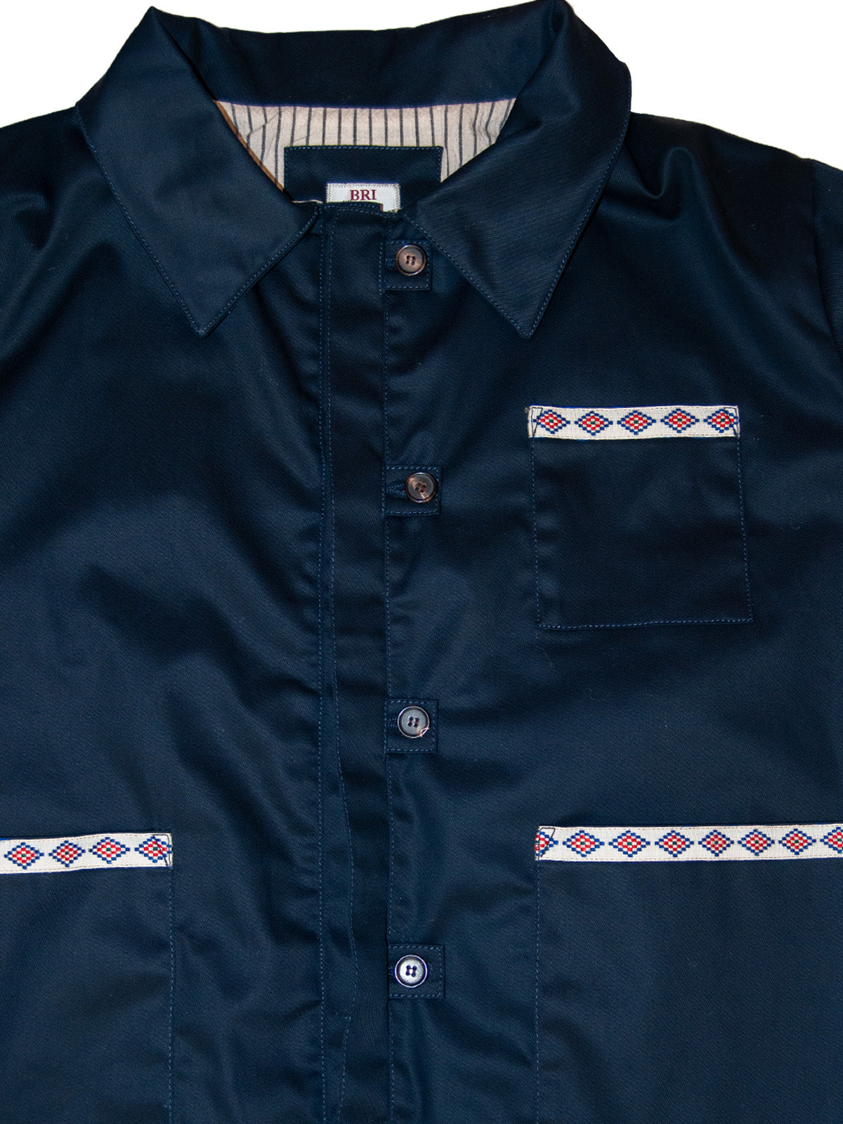 Giglio Tigrato Tiberina giacca cotone blu navy