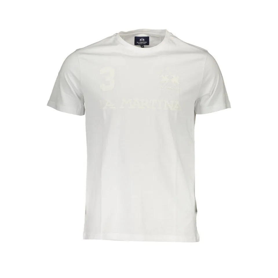 La Martina XMR311-JS206 t-shirt uomo bianca XL