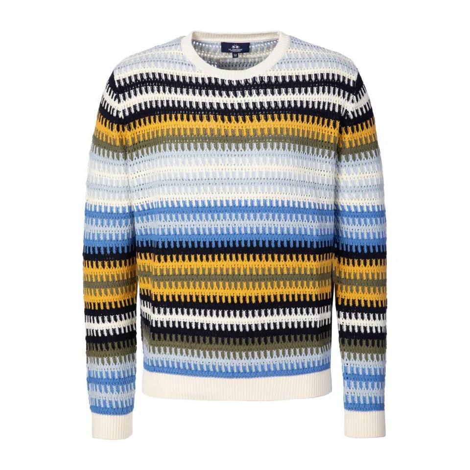 La Martina MCS013 maglione uomo cotone taglia S