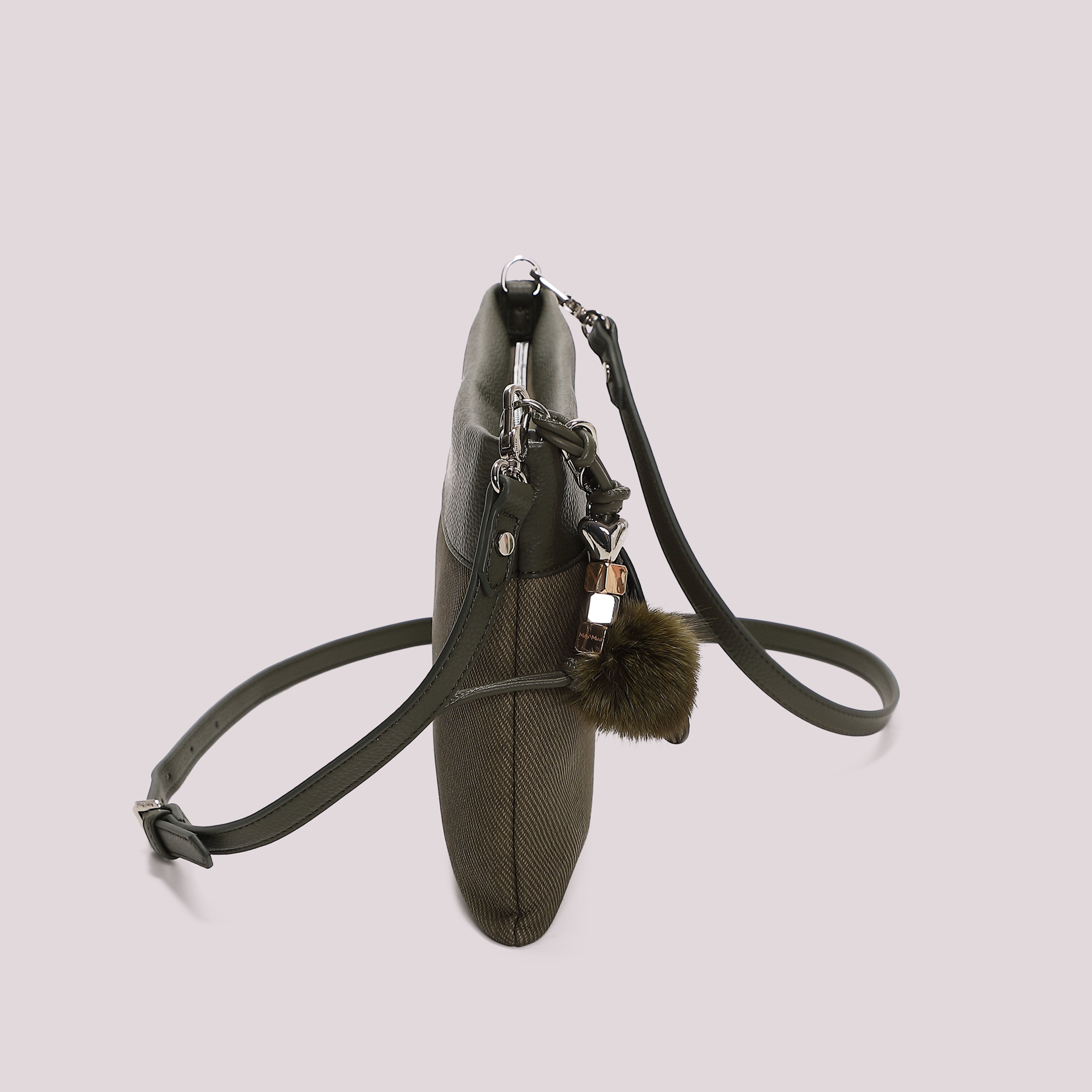 Mimi Mua Borsa Busta Charm Cuore Nero