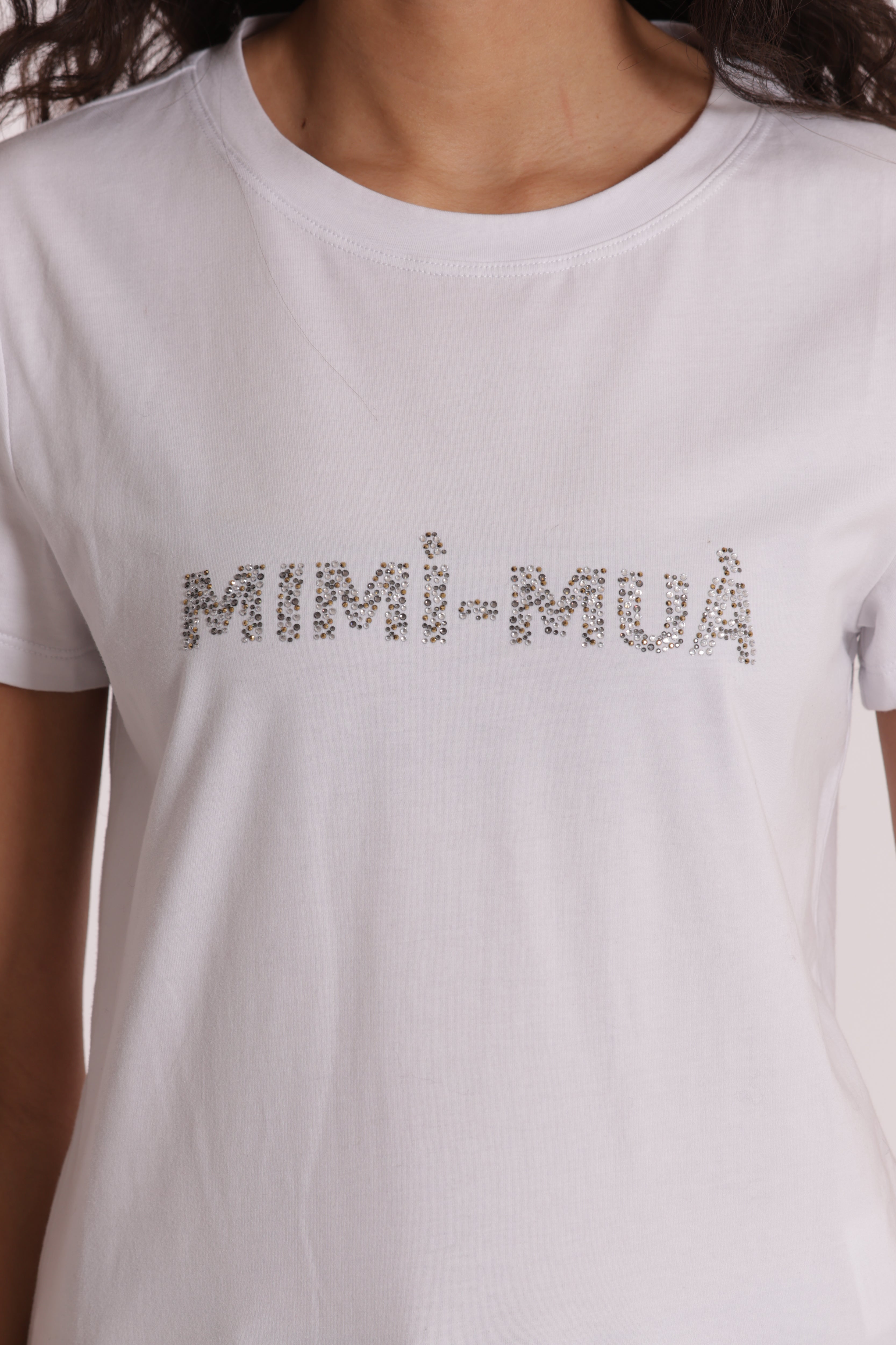 Mimi Mua Mimi-Mua t-shirt cotone logo