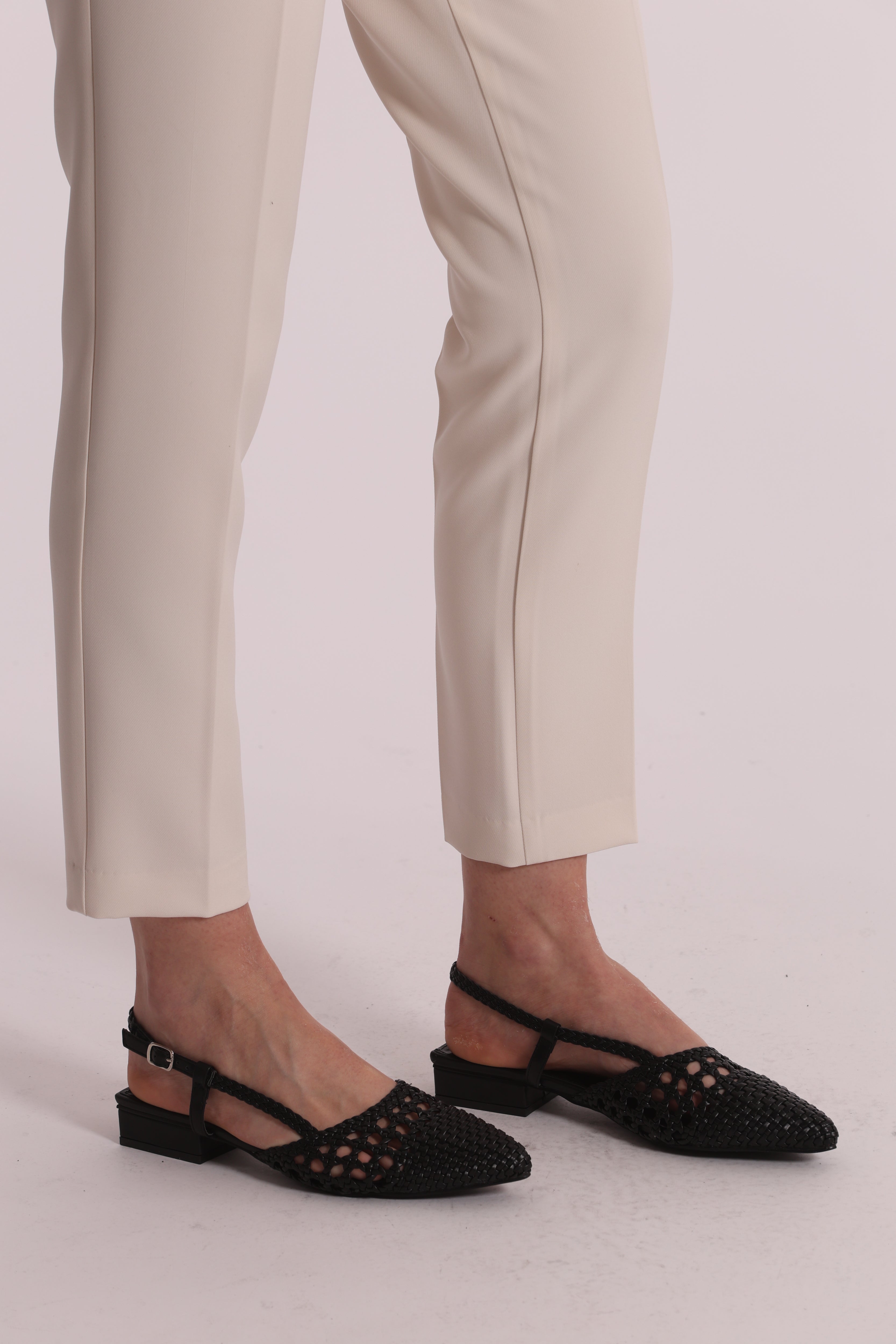 Mimi Mua pantaloni sigaretta elastico dietro