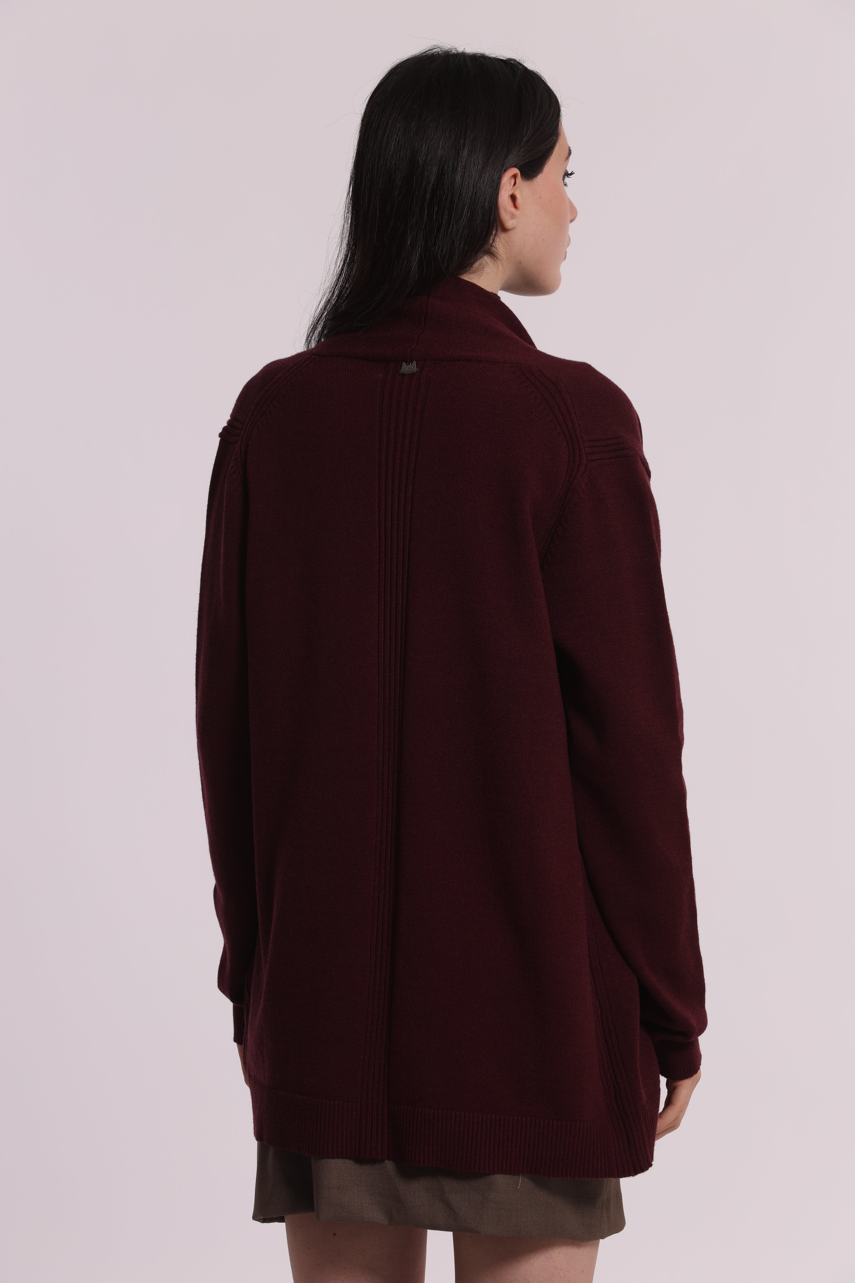 Mimi Mua Spolverino Maglia Nera S in Viscosa