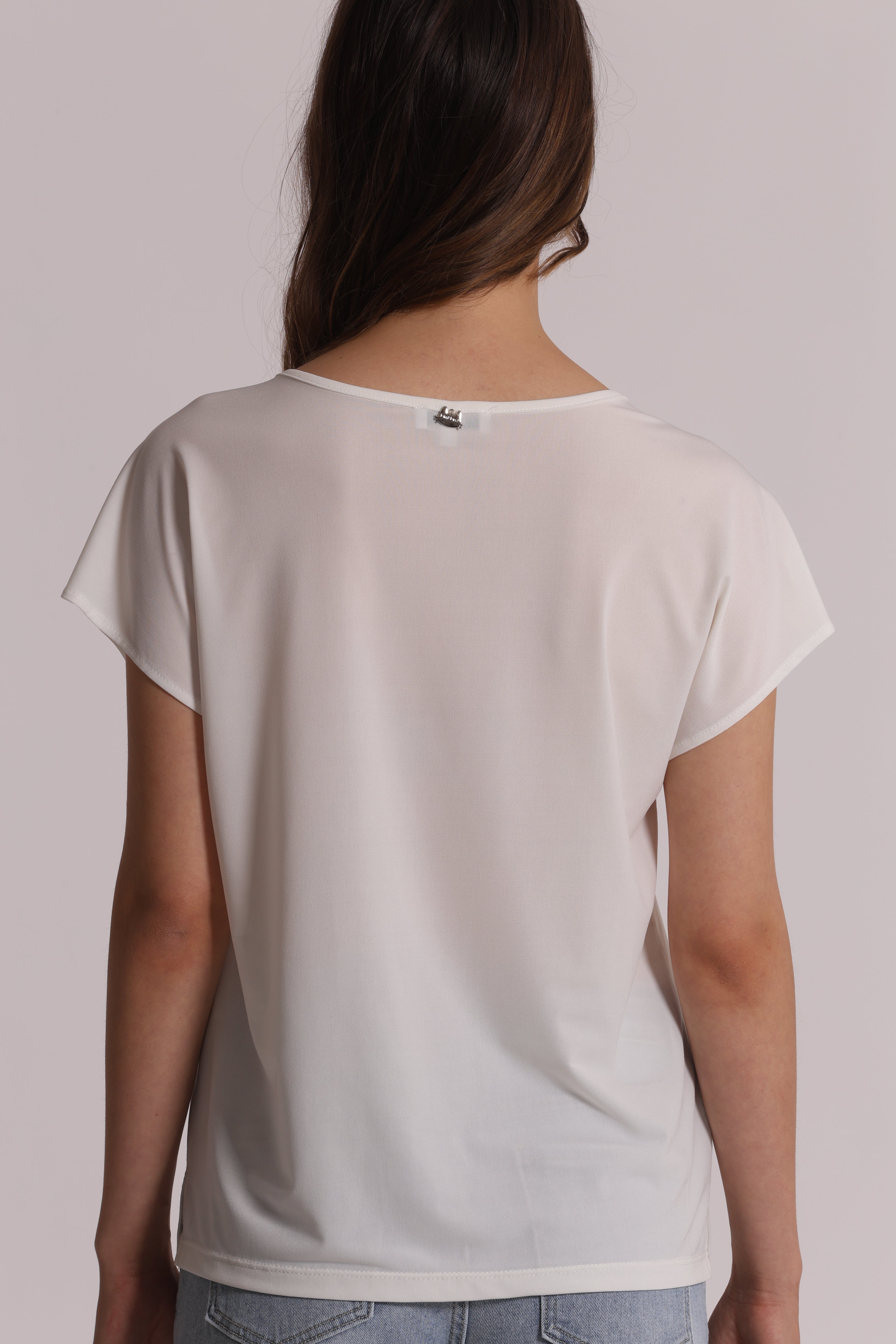 Mimi Mua Blusa in Ity Blusa Jersey Elasticizzata