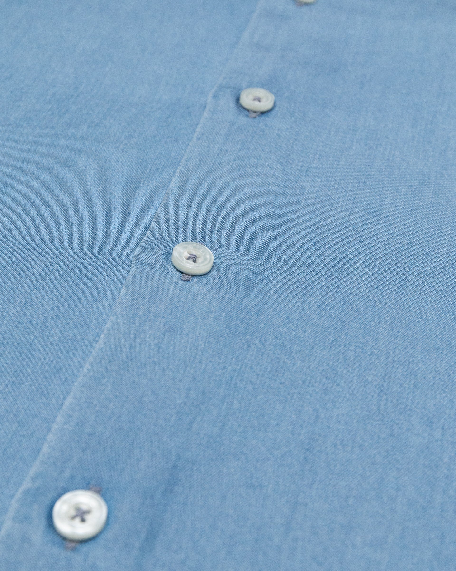 Altea Antoine camicia lyocell indaco azzurro