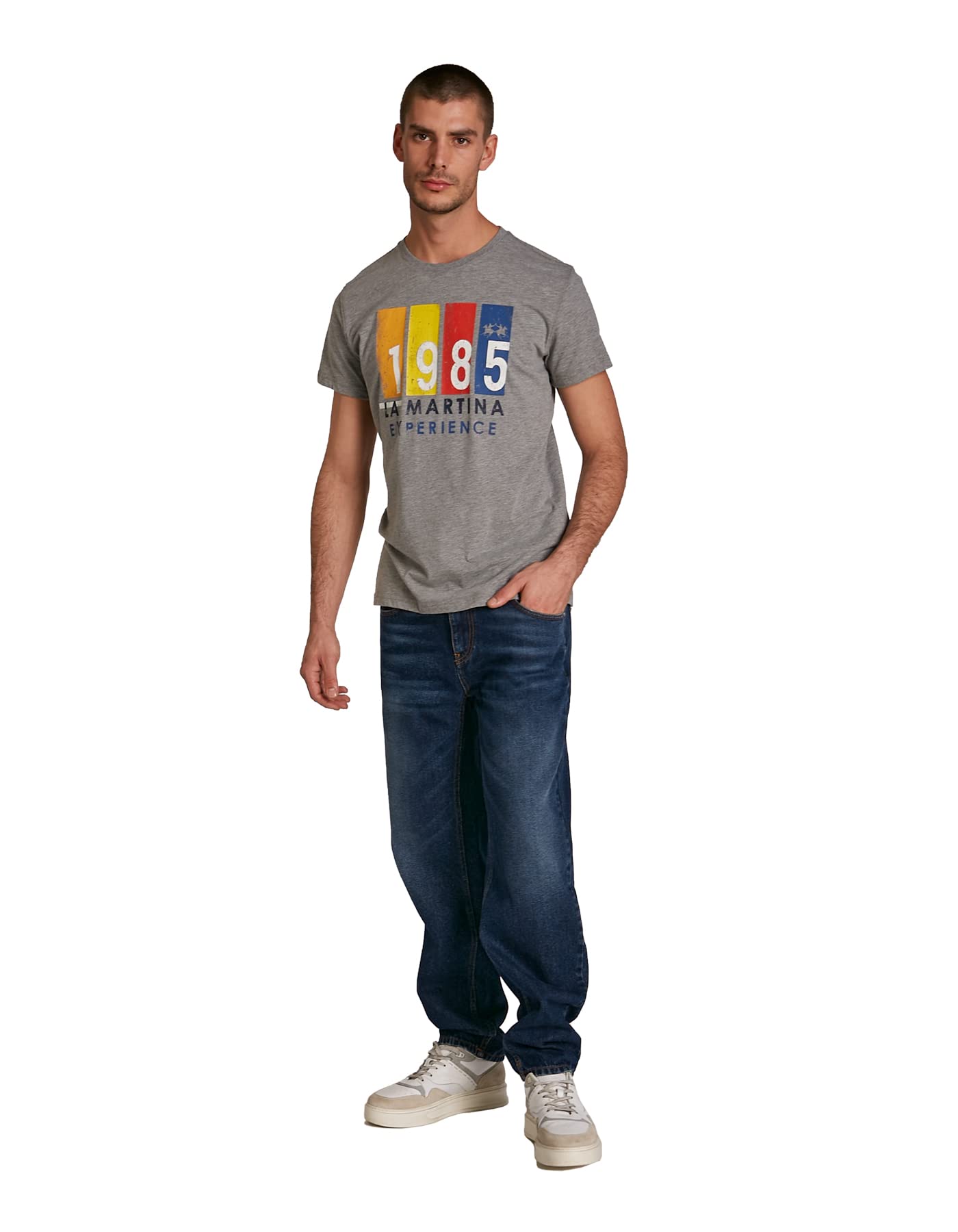 La Martina TMR319-JS206 T-shirt uomo maniche corte basic
