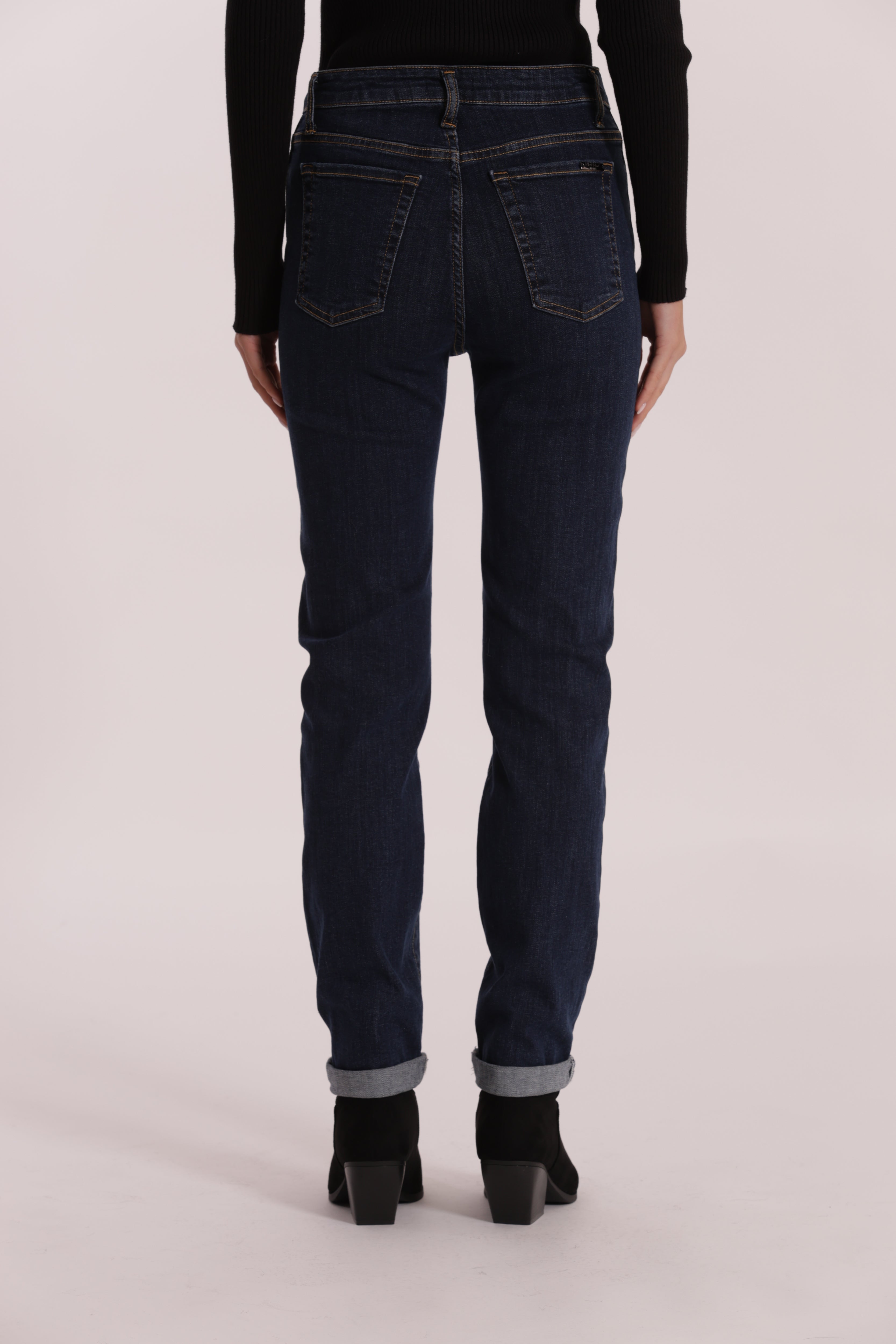 Mimi Mua Jeans Sigaretta jeans nero elasticizzato