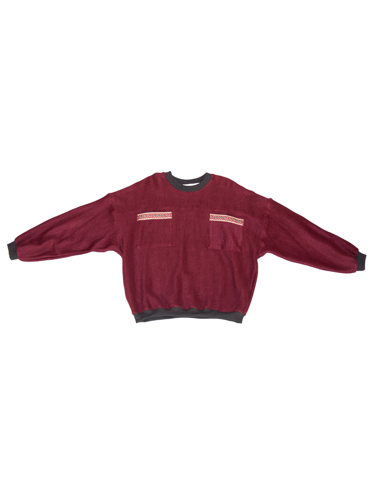 GiglioTigrato Okinawa felpa bordeaux in cotone